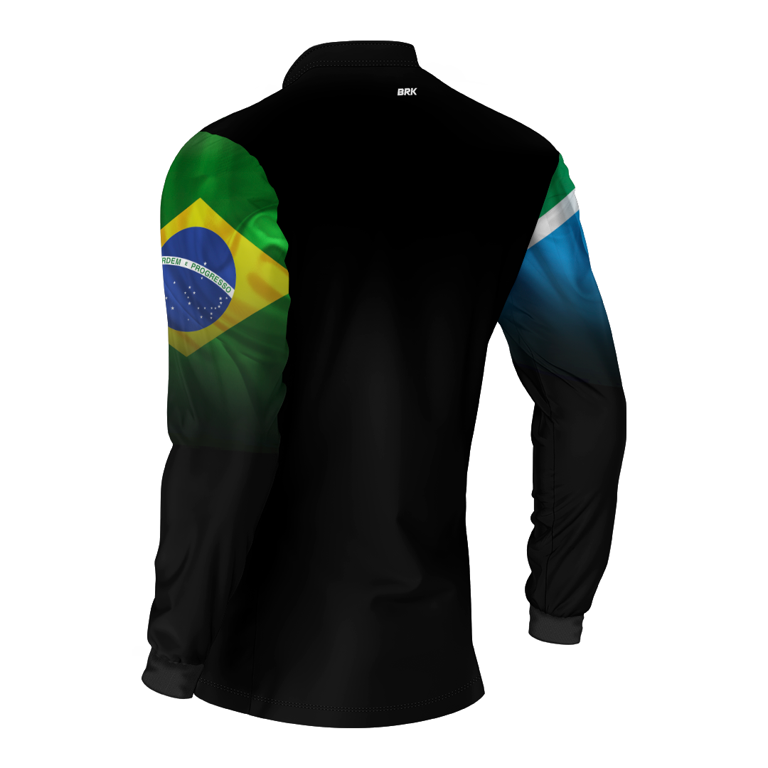 Camisa Agro Brk Mato Grosso Do Sul Brasil com Proteção Solar UV50+ - Brk Agro