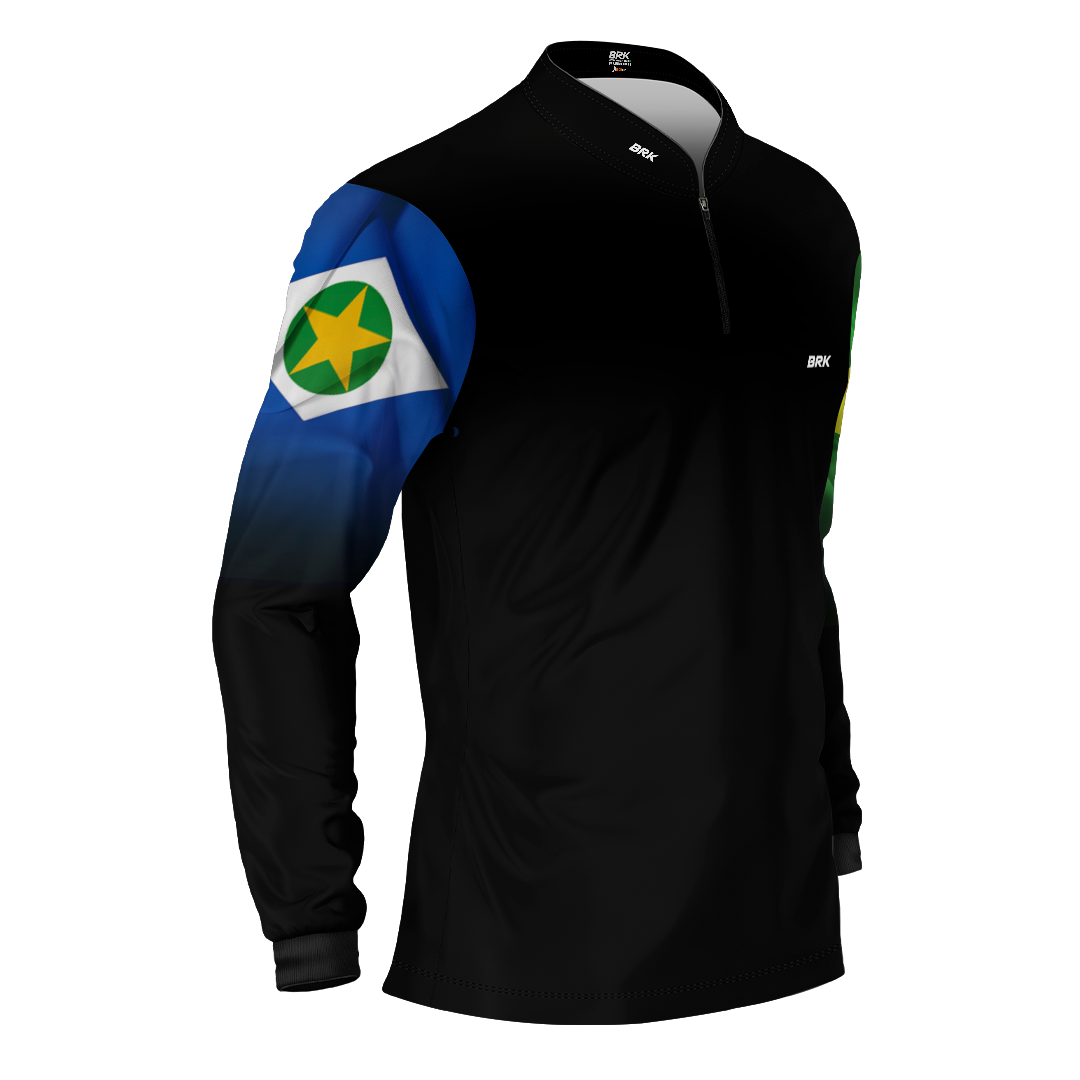 Camisa Agro Brk Mato Grosso Brasil com Proteção Solar UV50+ - Brk Agro