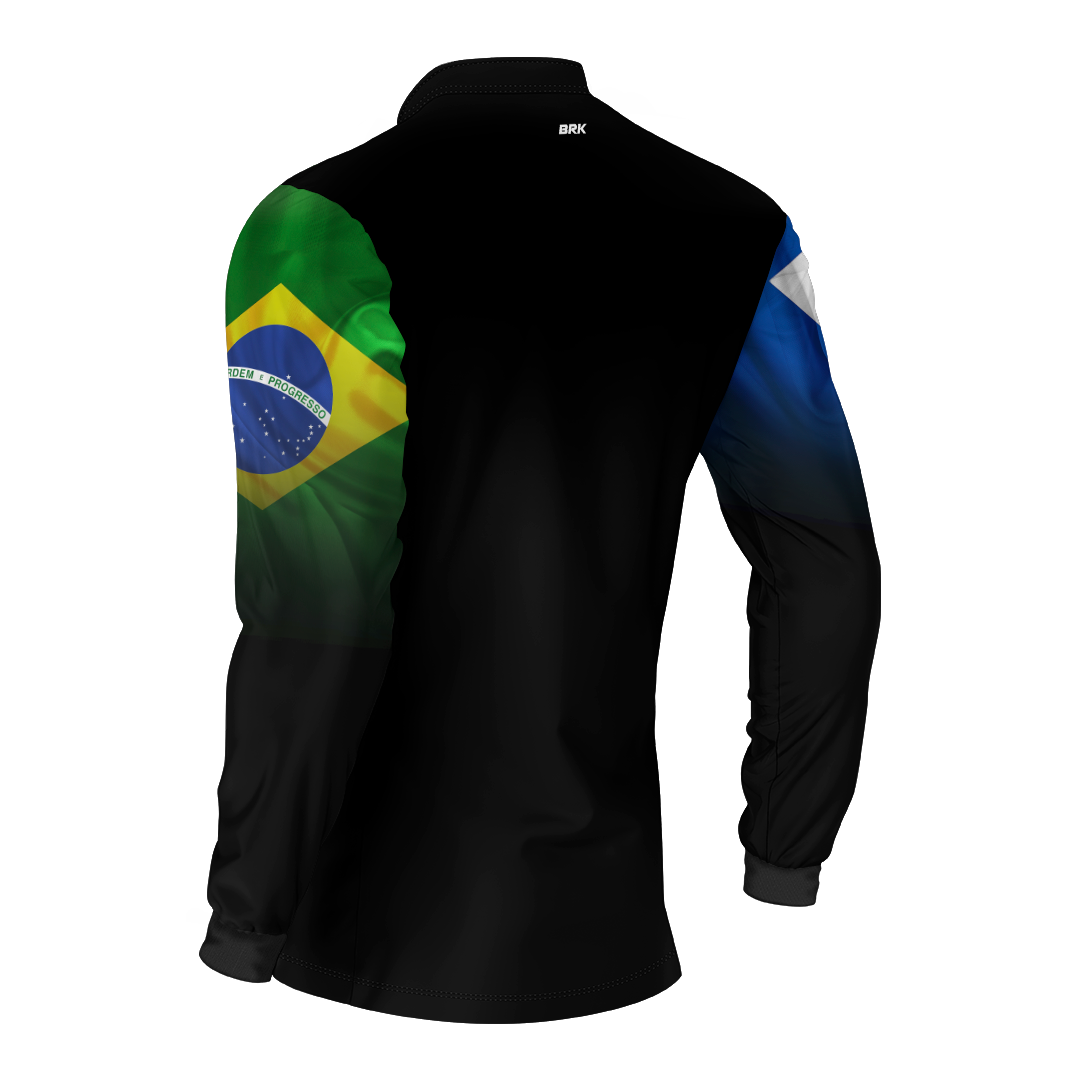 Camisa Agro Brk Mato Grosso Brasil com Proteção Solar UV50+ - Brk Agro