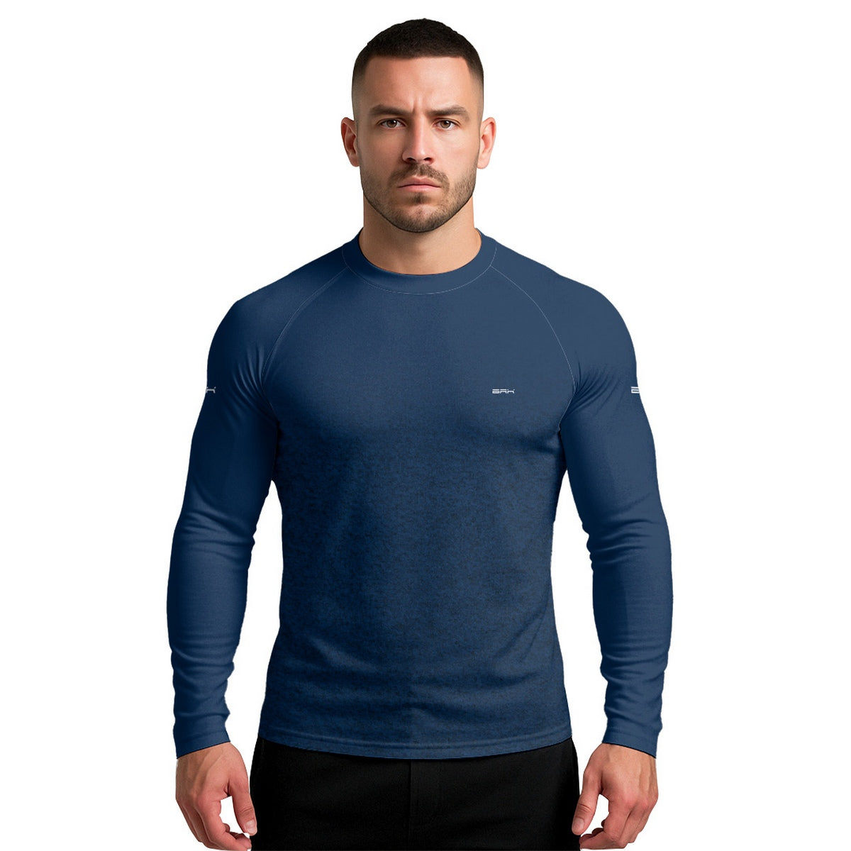 Camisa Segunda Pele Brk Clean Mescla Azul Escuro com Proteção UV50 - Brk Agro