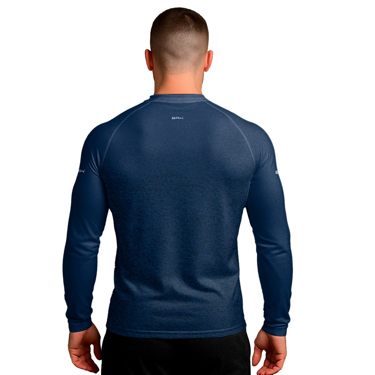 Camisa Segunda Pele Brk Clean Mescla Azul Escuro com Proteção UV50 - Brk Agro