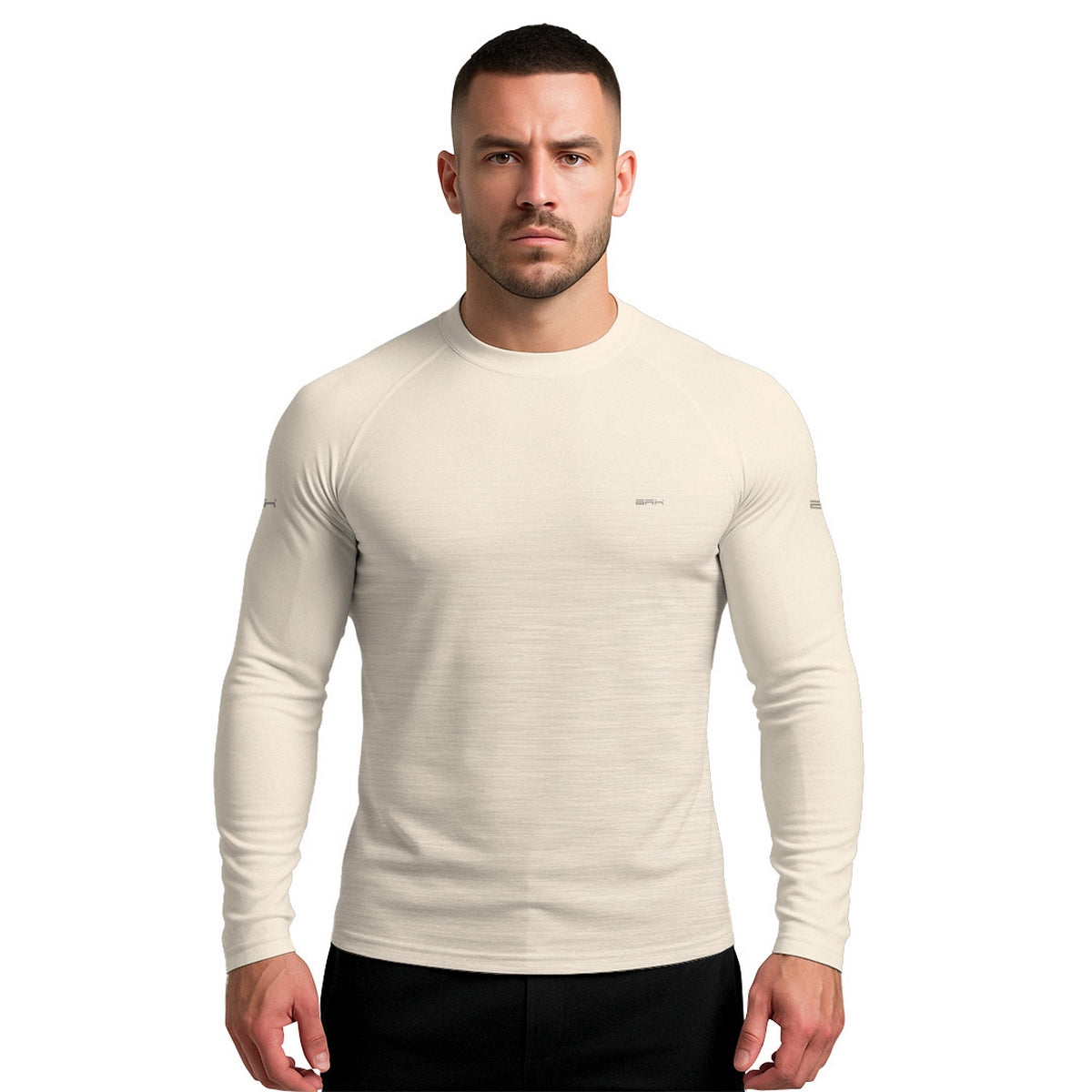 Camisa Segunda Pele Brk Clean Mescla Bege com Proteção UV50 - Brk Agro