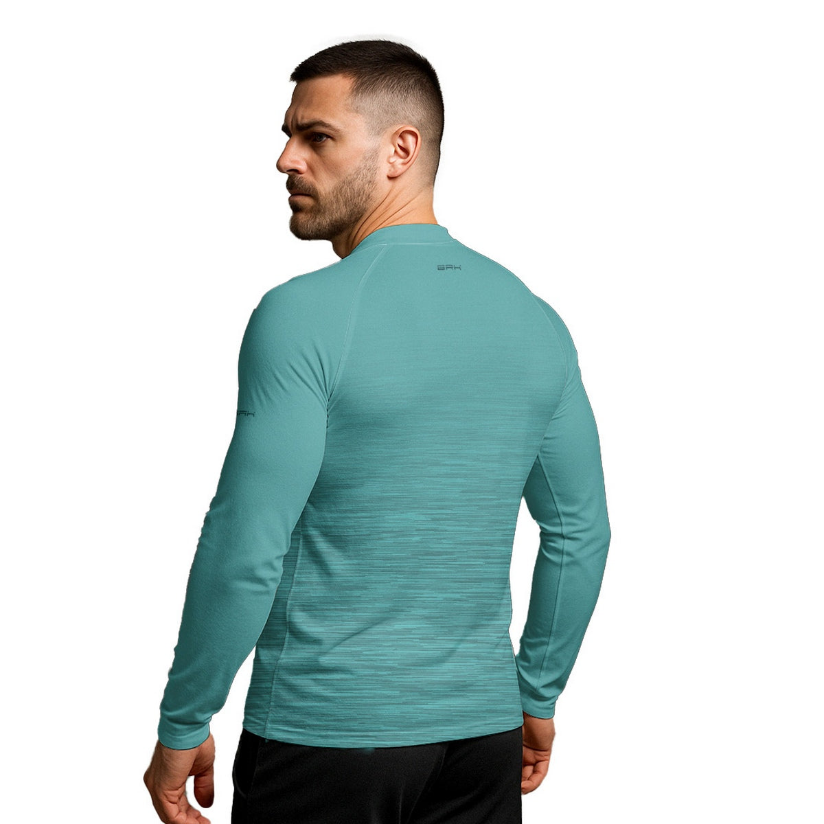 Camisa Segunda Pele Brk Clean Mescla Verde Água com Proteção UV50 - Brk Agro