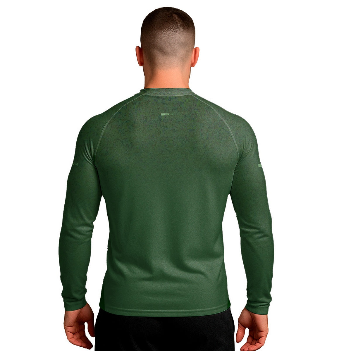 Camisa Segunda Pele Brk Clean Mescla Verde Militar com Proteção UV50 - Brk Agro