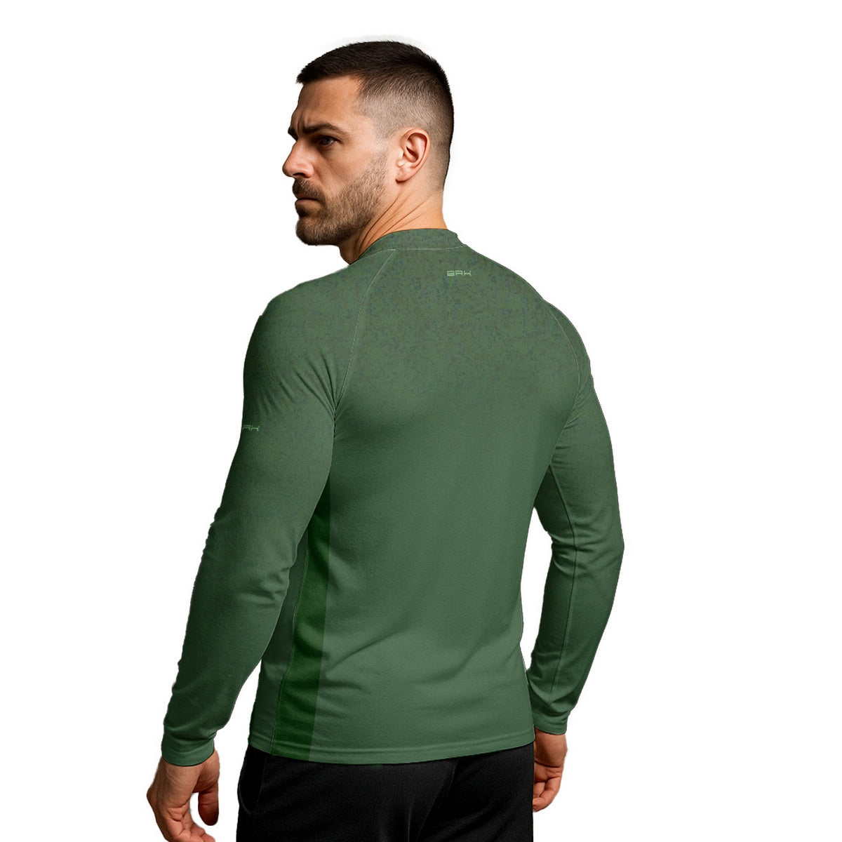 Camisa Segunda Pele Brk Clean Mescla Verde Militar com Proteção UV50 - Brk Agro