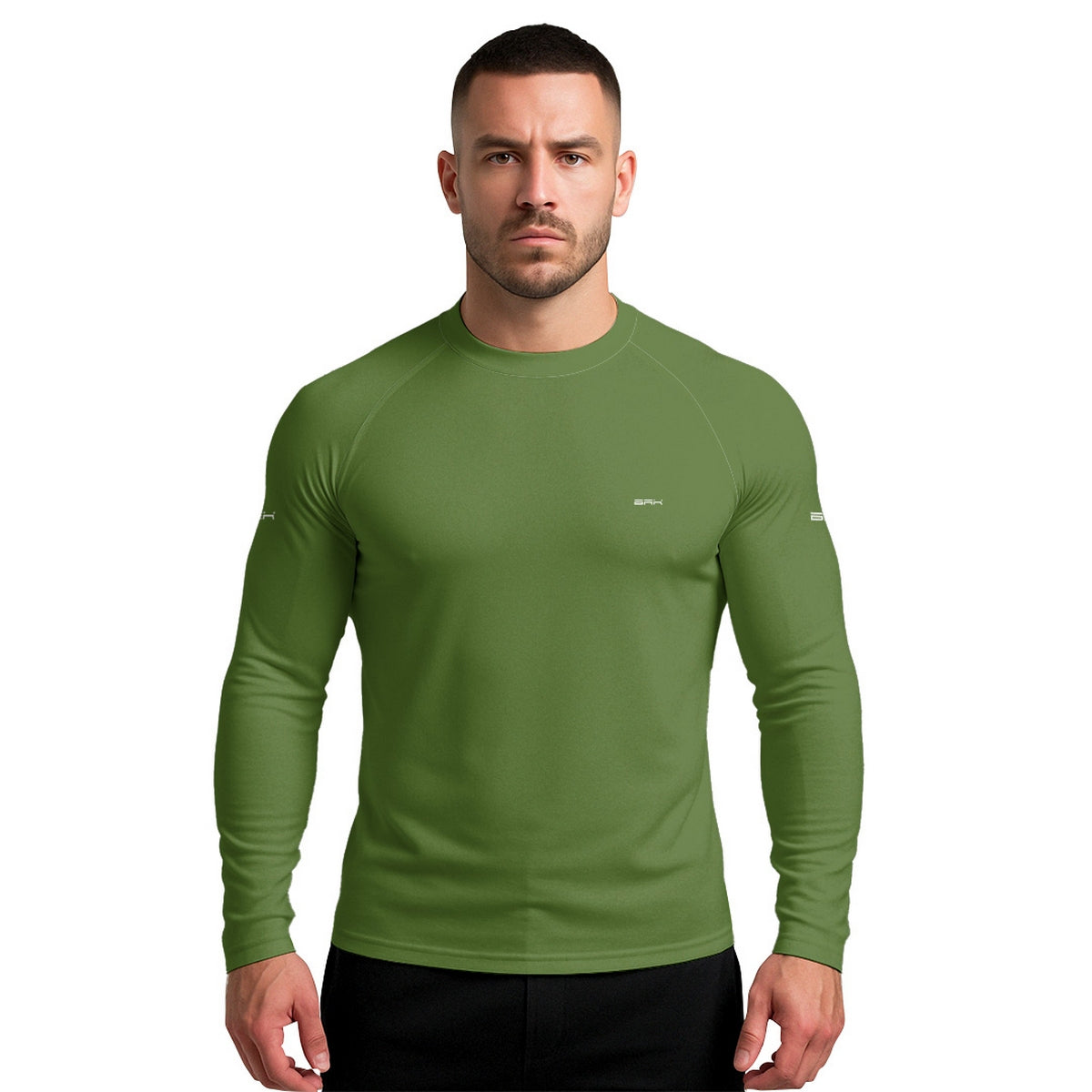 Camisa Segunda Pele Brk Clean Verde Militar com Proteção UV50 - Brk Agro