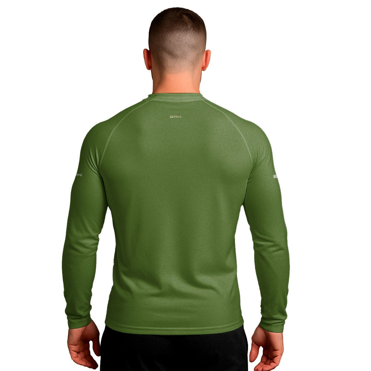 Camisa Segunda Pele Brk Clean Verde Militar com Proteção UV50 - Brk Agro