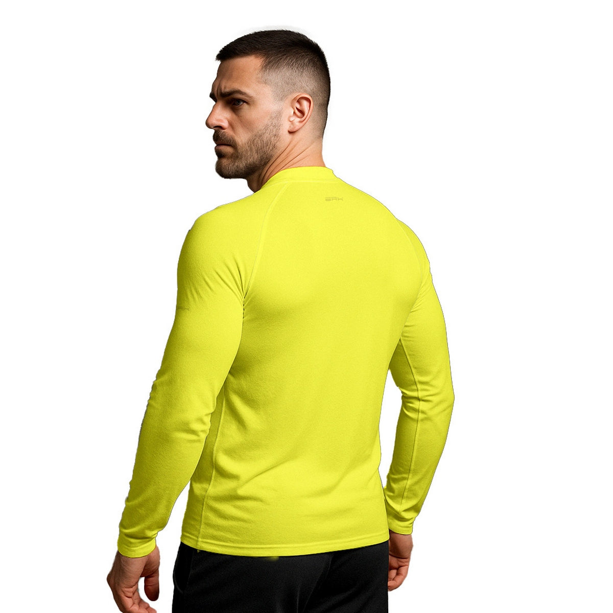 Camisa Segunda Pele Brk Clean Amarelo Neon com Proteção UV50 - Brk Agro