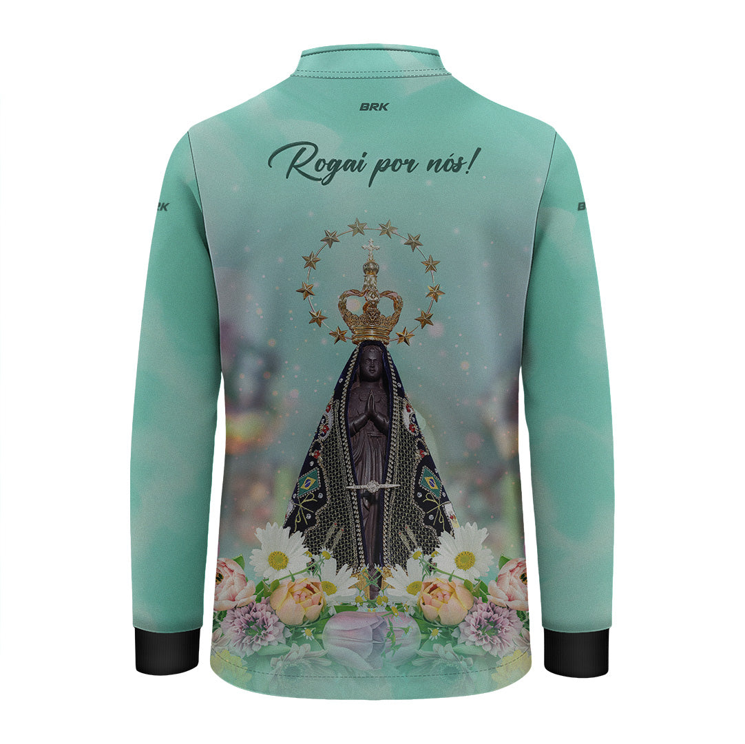 Camisa Agro Infantil Brk Nossa Senhora Aparecida com Proteção UV50
