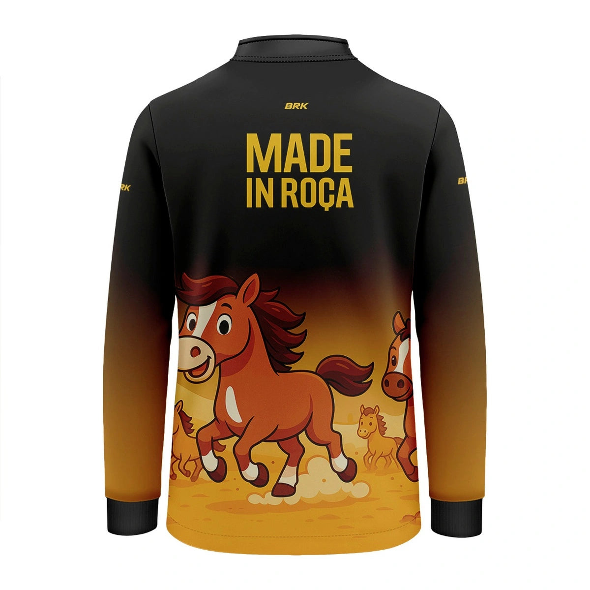 Camisa UV50 Agro Infantil Brk Made in Roça Cavalos - Brk Agro