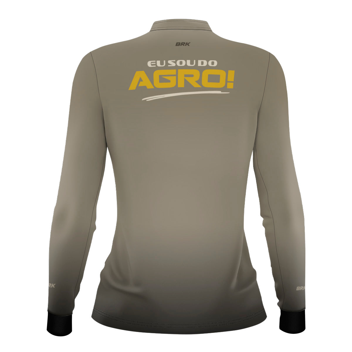 Camisa Agro Feminina Brk Eu Sou Do Agro Areia com Proteção Solar UV50+ - Brk Agro