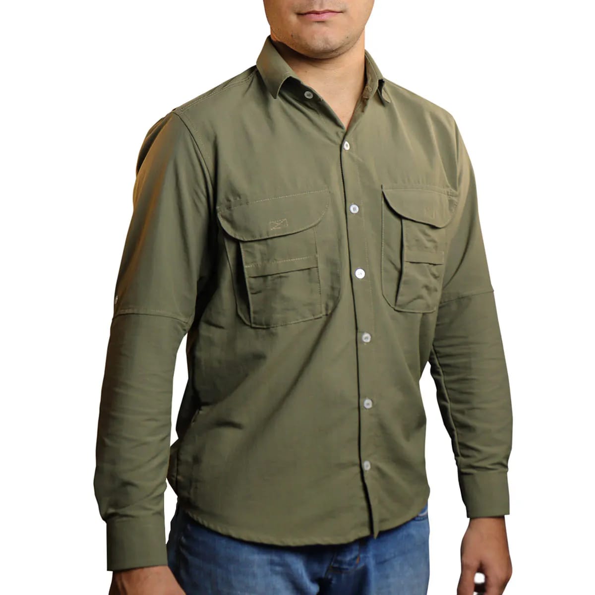 Camisa Work Agro Brk Caqui com Proteção UV50+ - Brk Agro