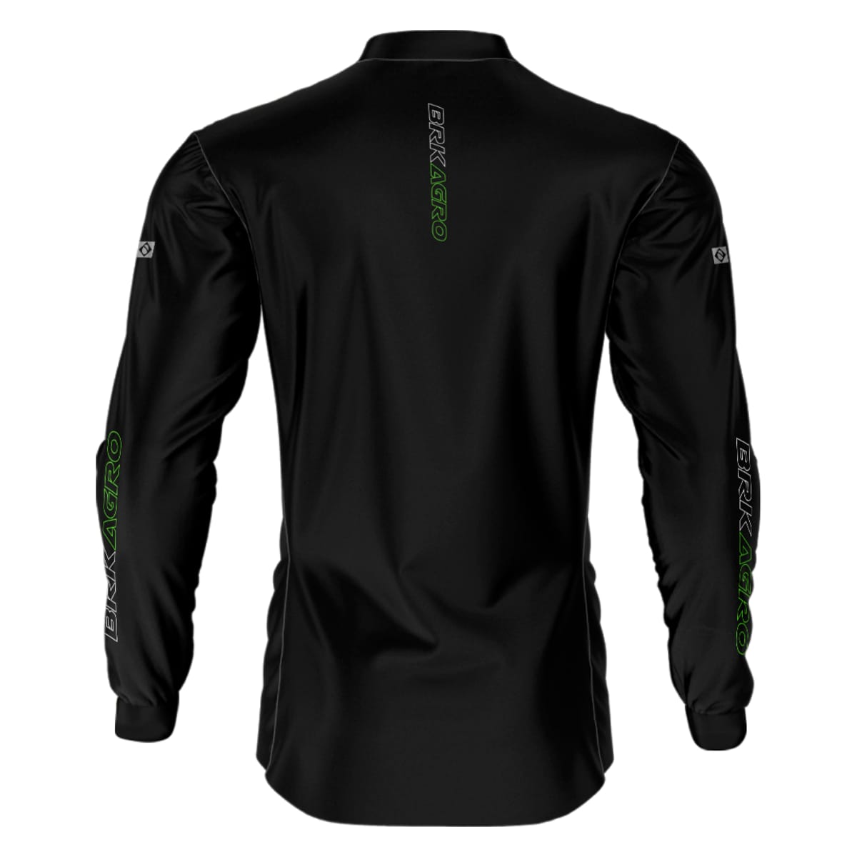 Camisa Agro Brk Básica Preta com Proteção Solar UV50+ - Brk Agro
