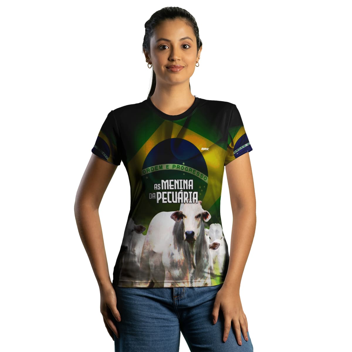 Camiseta Agro Brk As Meninas Da Pecuária com Proteção Solar UV50+ - Brk Agro