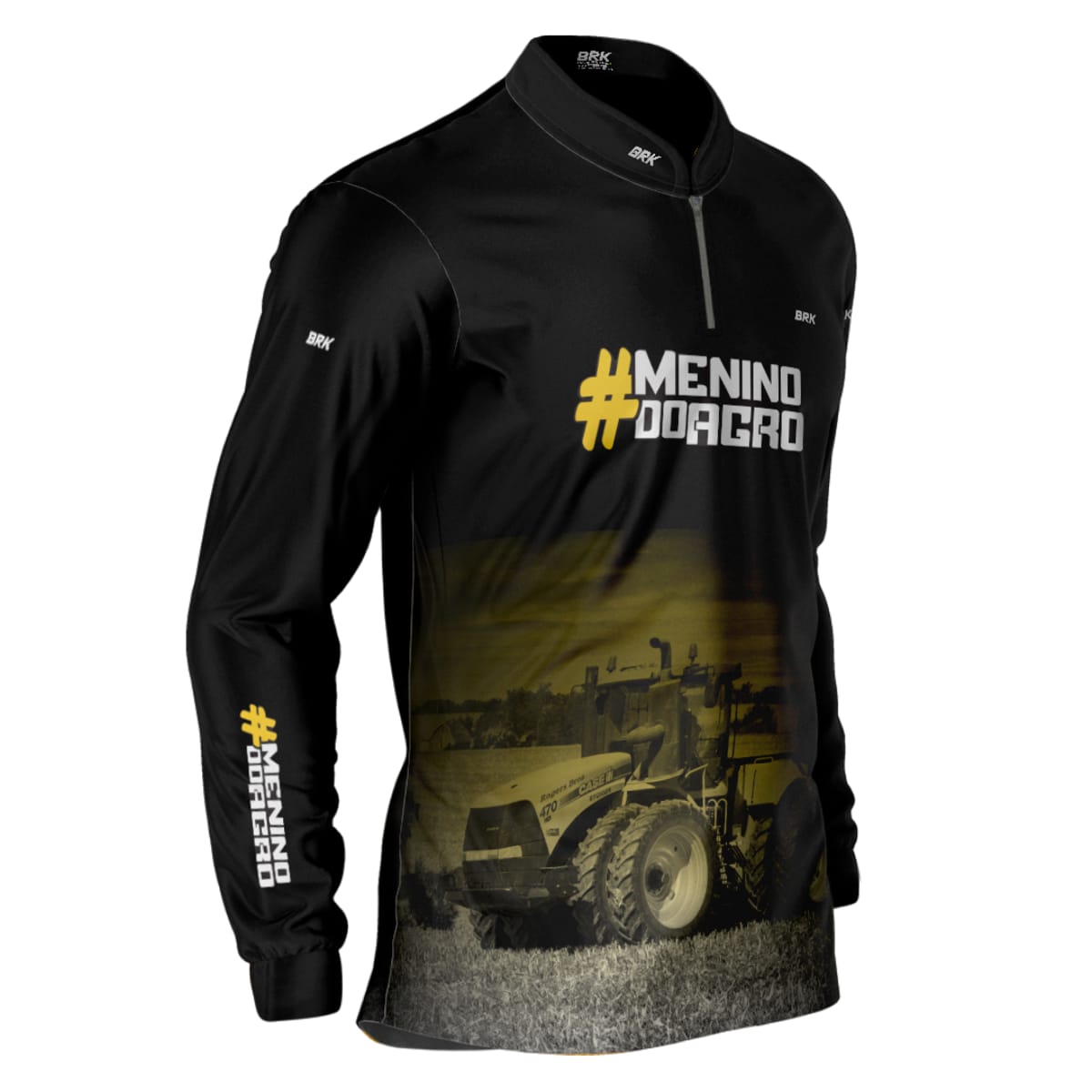Camisa Agro Brk Menino do Agro com Proteção Solar UV50+ - Brk Agro