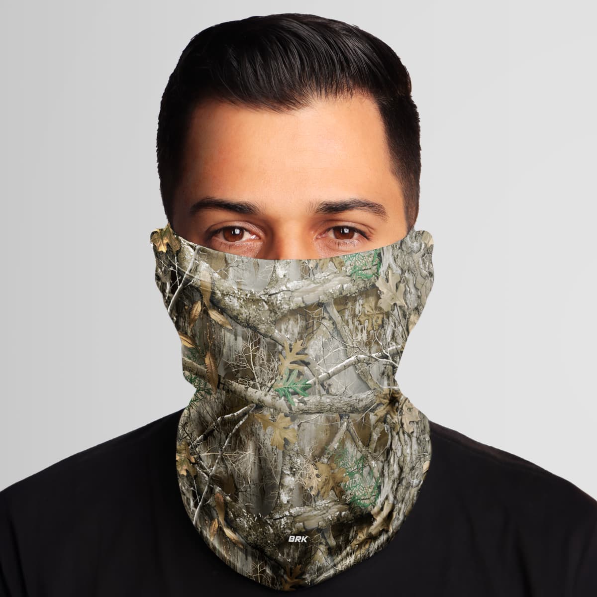 Bandana Tubeneck Agro Brk Camuflada Folhas e Galhos com Proteção Solar UV50+ - Brk Agro
