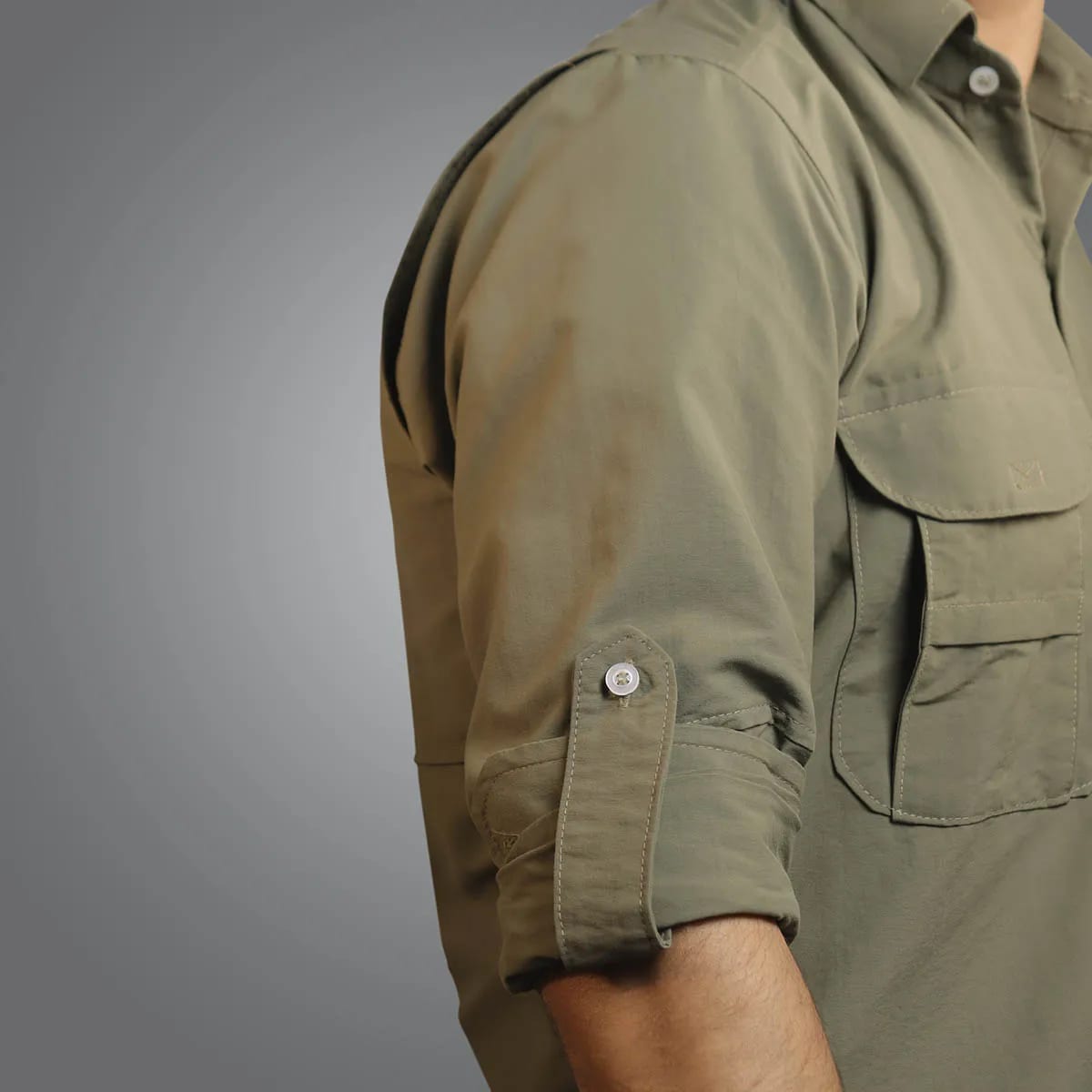 Camisa Work Agro Brk Caqui com Proteção UV50+ - Brk Agro