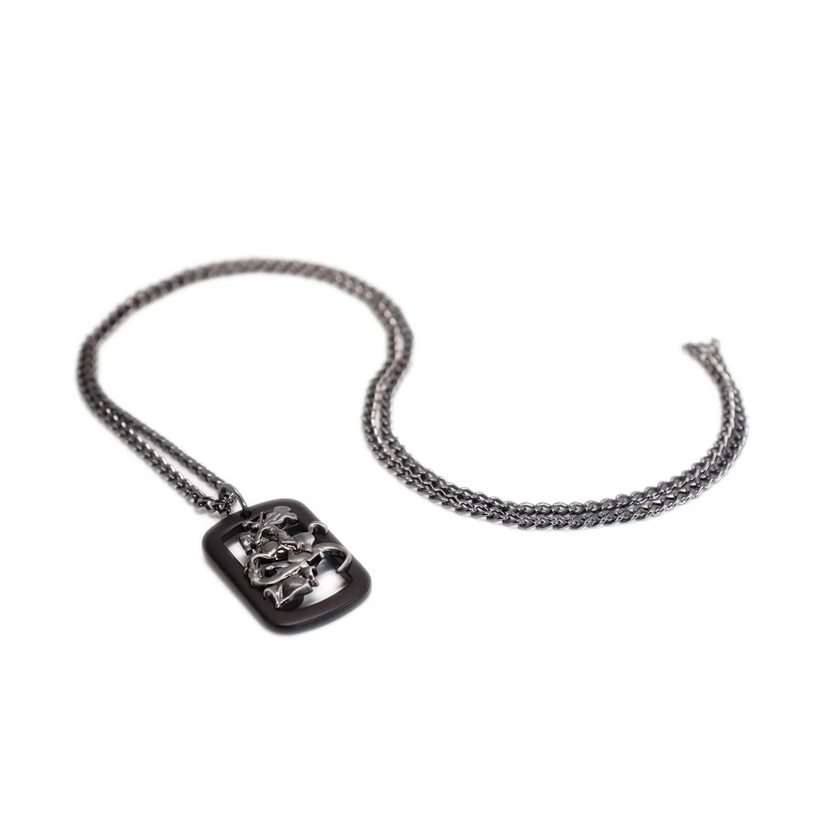 Corrente Pingente Brk Sao Jorge Grafite com Preto - Brk Agro