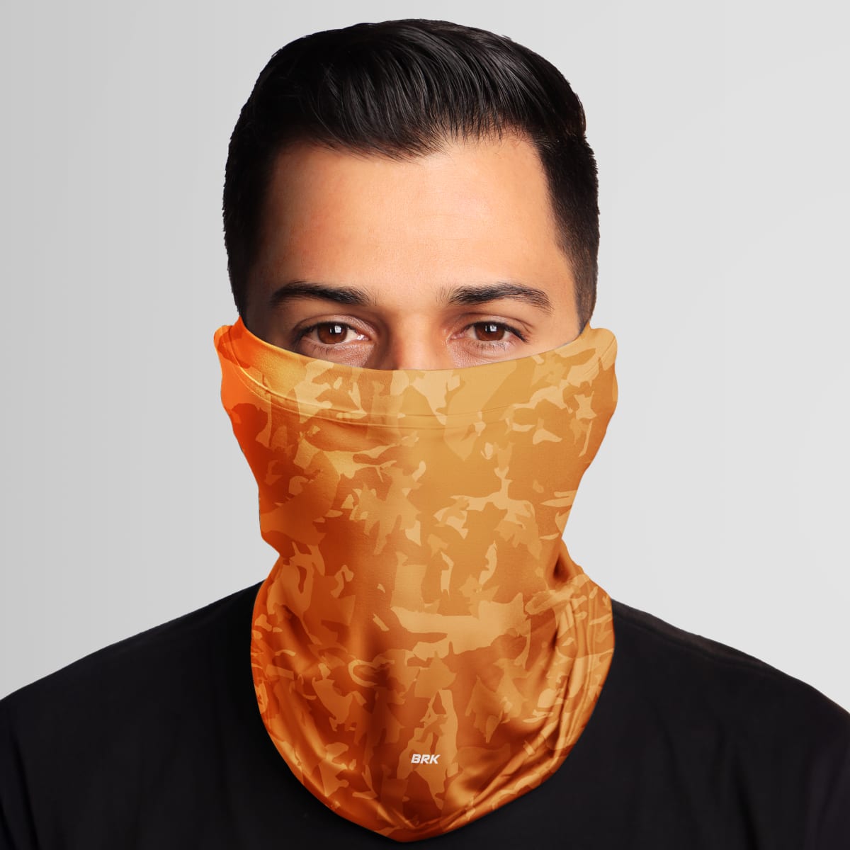 Bandana Tubeneck Agro Brk Laranja Camuflado com Proteção Solar UV50+ - Brk Agro