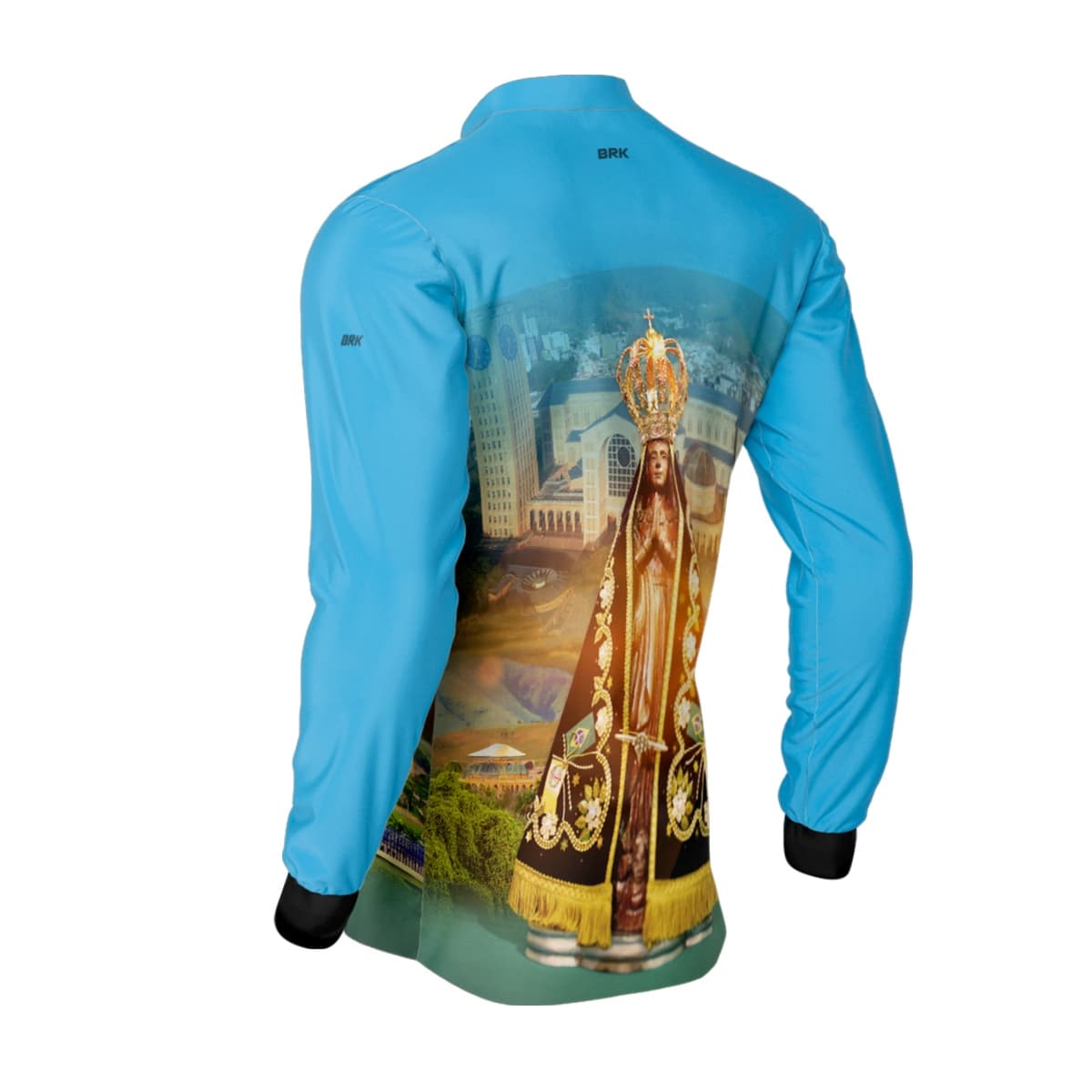 Camisa Agro Brk Azul Nossa Senhora com Proteção Solar UV50+ - Brk Agro