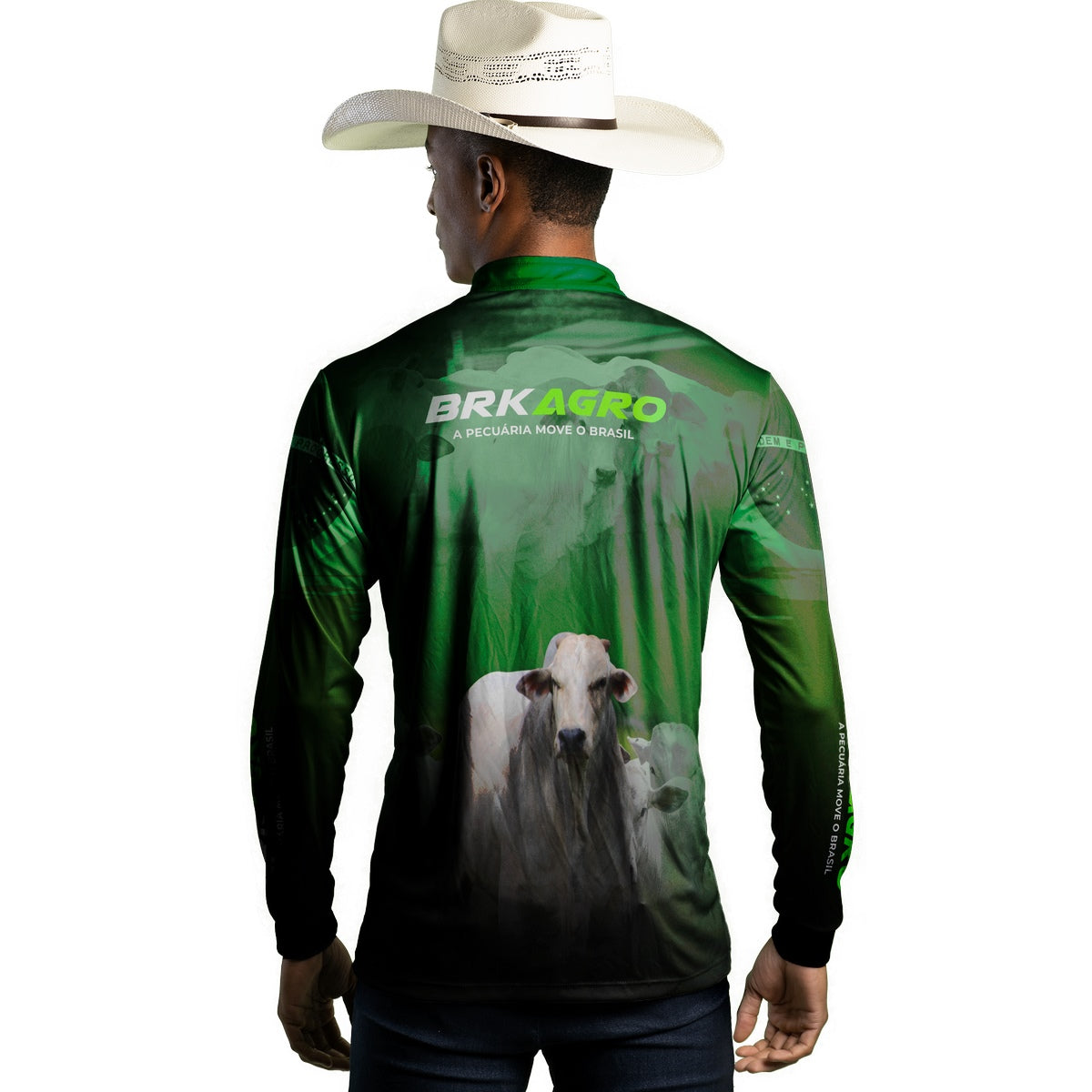 Camisa Agro Brk Nelore com UV50+ - Brk Agro