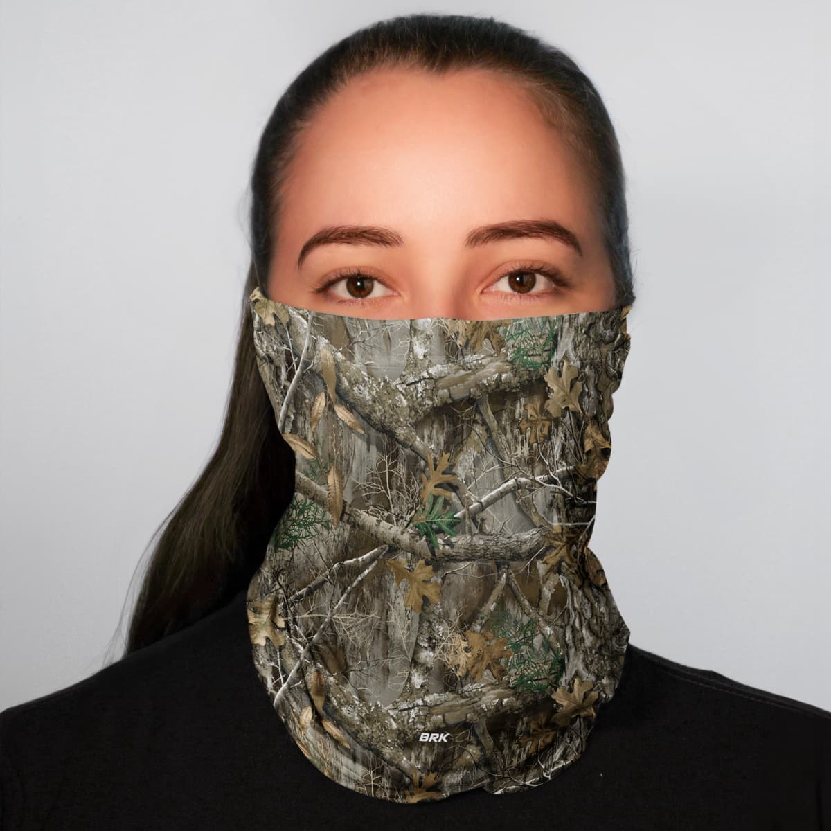 Bandana Tubeneck Agro Brk Camuflada Folhas e Galhos com Proteção Solar UV50+ - Brk Agro