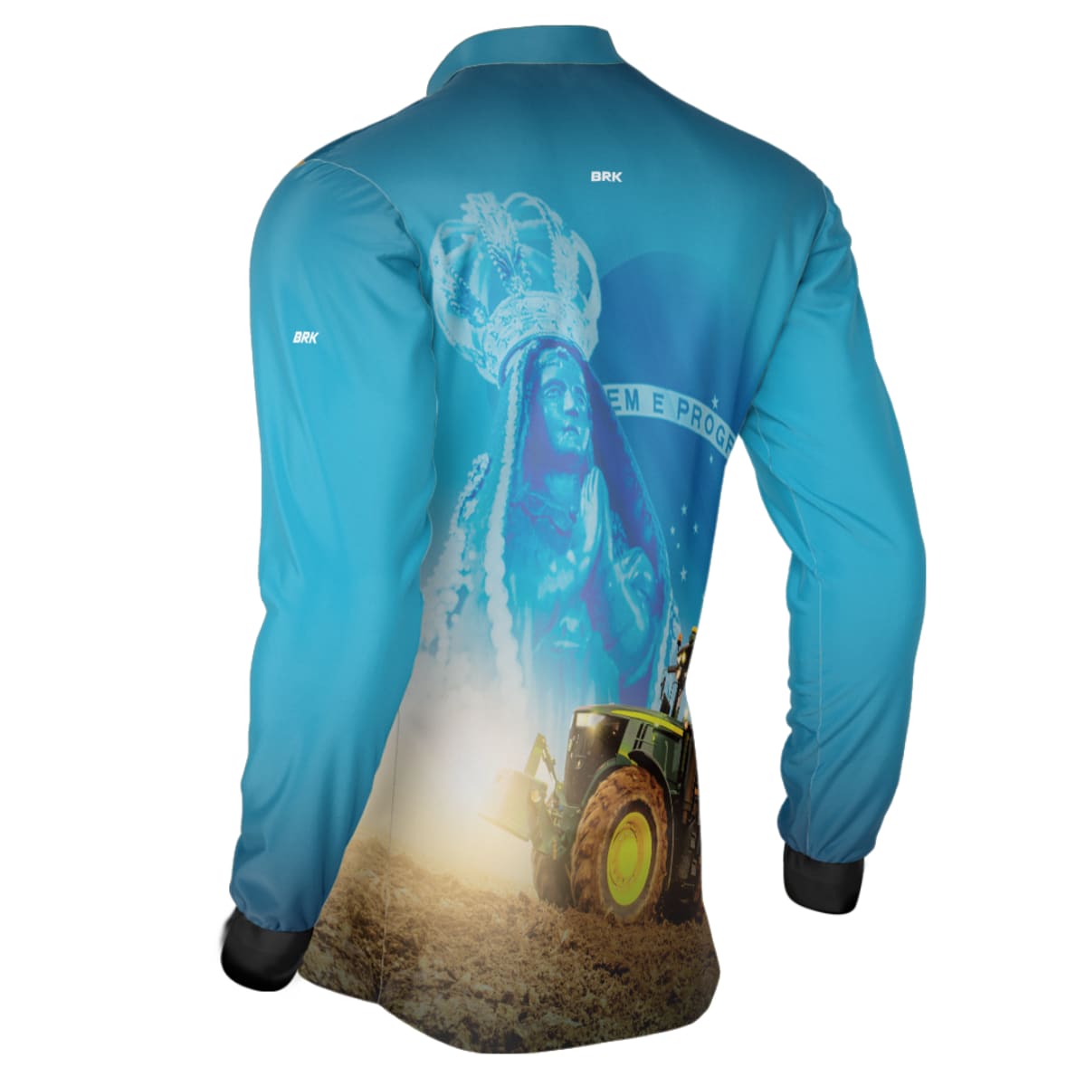 Camisa Agro Brk Padroeira Nossa Senhora com Proteção Solar UV50+ - Brk Agro