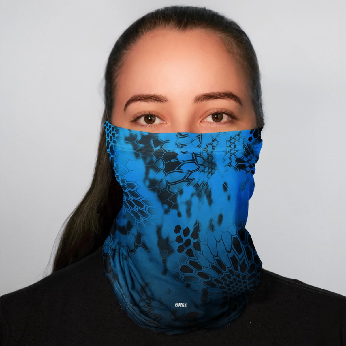 Bandana Tubeneck Agro Brk Multifuncional Azul com Proteção Solar UV50+ - Brk Agro