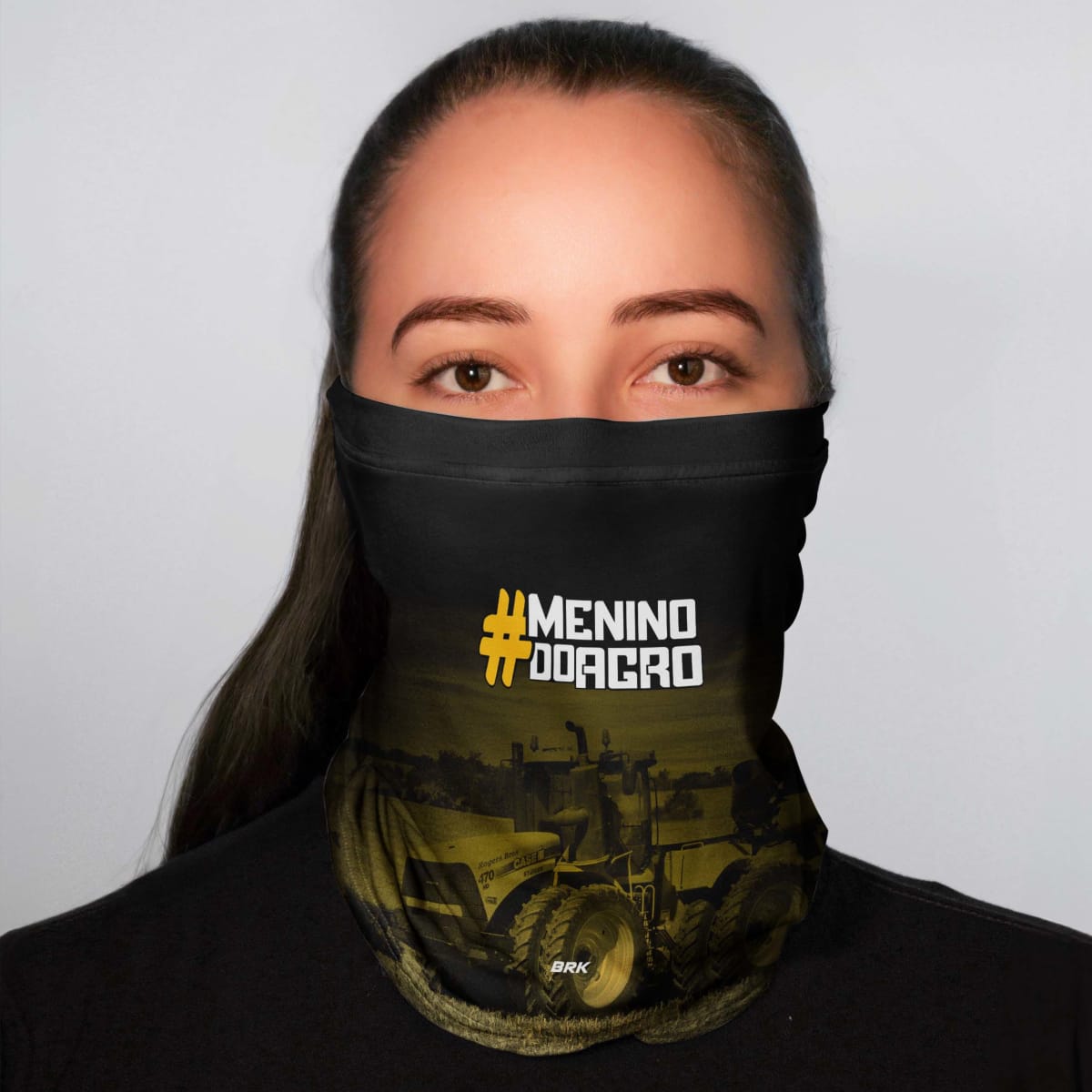Bandana Tubeneck Agro Brk Hashtag Menino do Agro com Proteção Solar UV50+ - Brk Agro