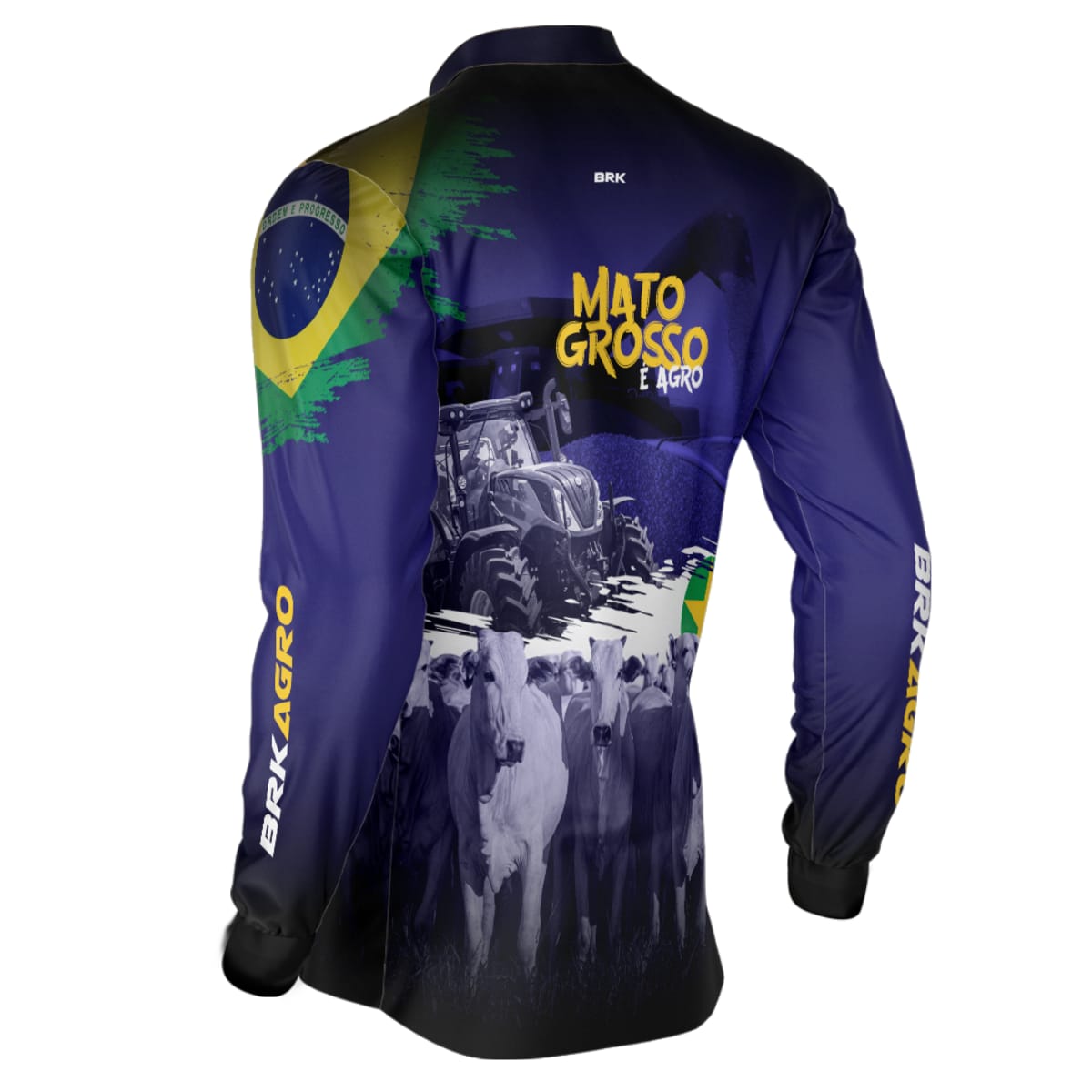 Camisa Agro Brk Agro é Mato Grosso com Proteção Solar UV50+ - BRK AGRO