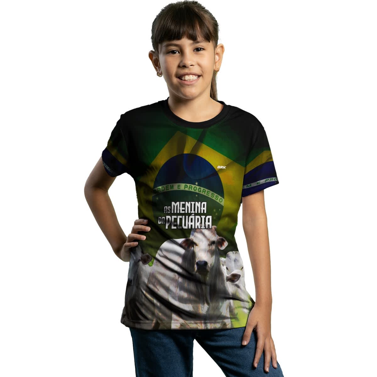 Camiseta Agro Brk As Meninas Da Pecuária com Proteção Solar UV50+ - Brk Agro