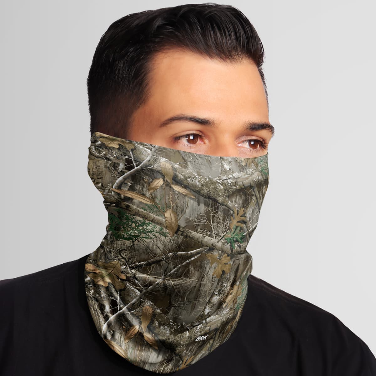 Bandana Tubeneck Agro Brk Camuflada Folhas e Galhos com Proteção Solar UV50+ - Brk Agro