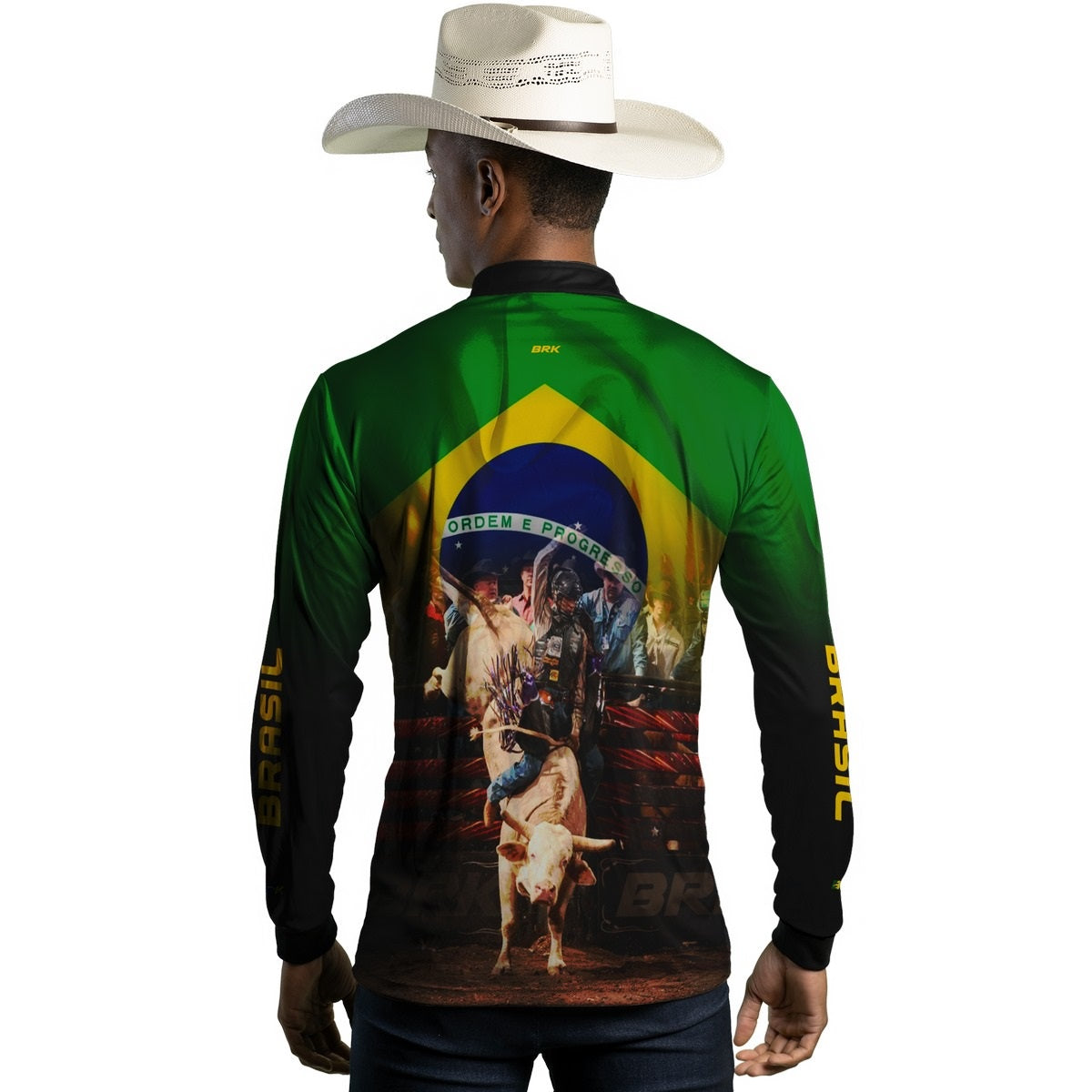 Camisa Agro Brk Rodeio Brasil com Proteção Solar UV50+ - BRK AGRO
