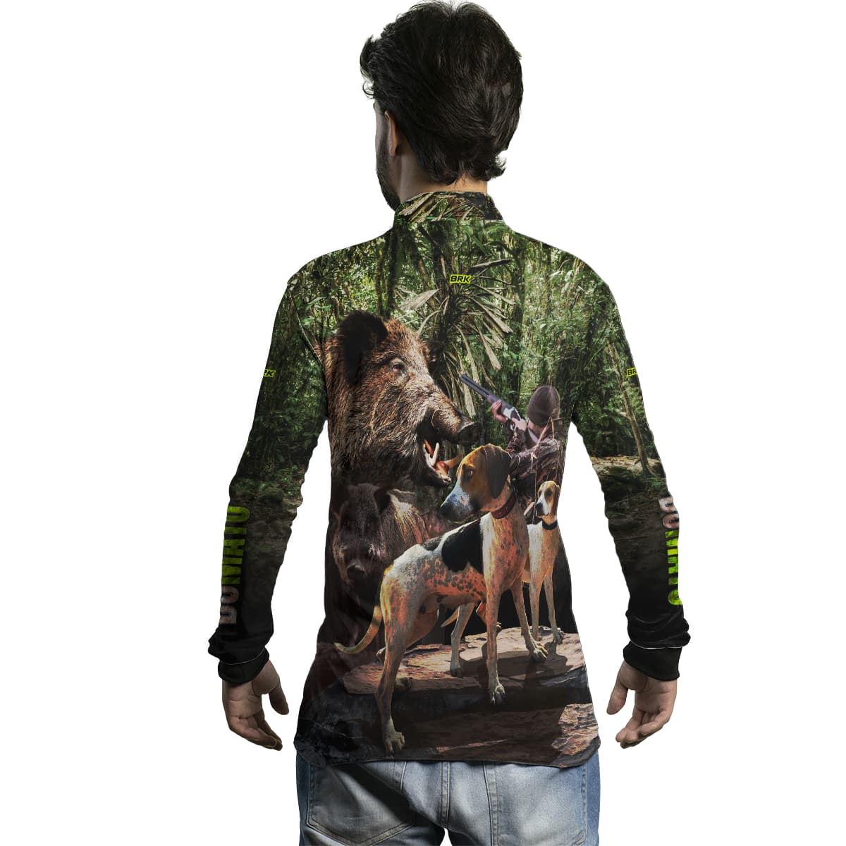 Camisa Agro Brk Dumato Javali Foxhound Real Tree com Proteção Solar UV50+ - Brk Agro