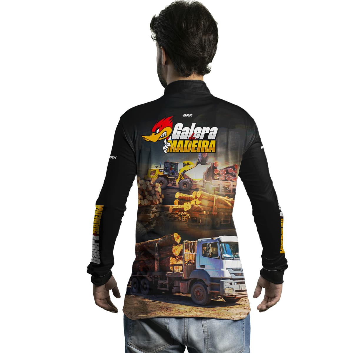 Camisa Agro Brk Madereiro com Proteção Solar UV50+ - Brk Agro