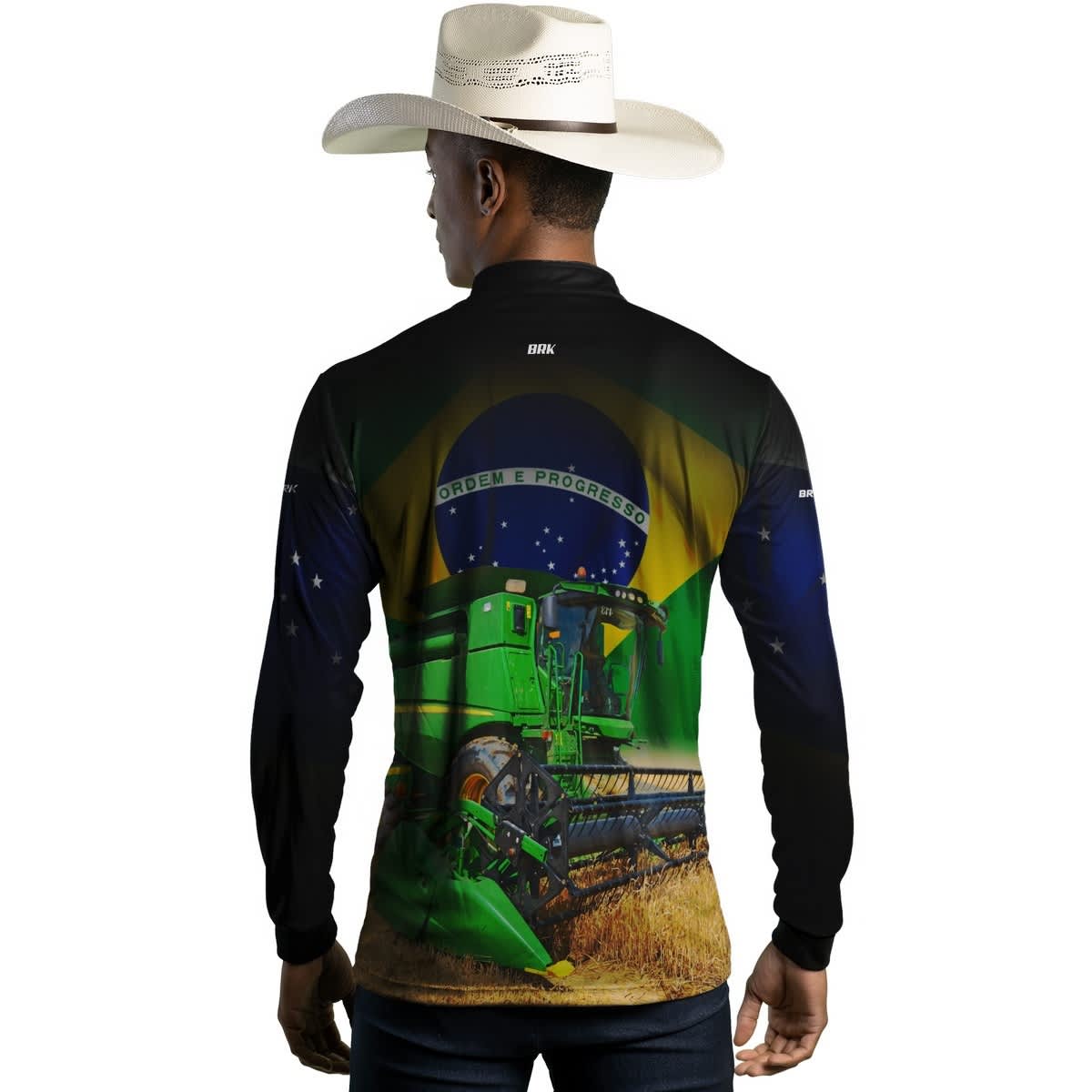 Camisa Agro Brk Colheitadeira com UV50+ - Brk Agro