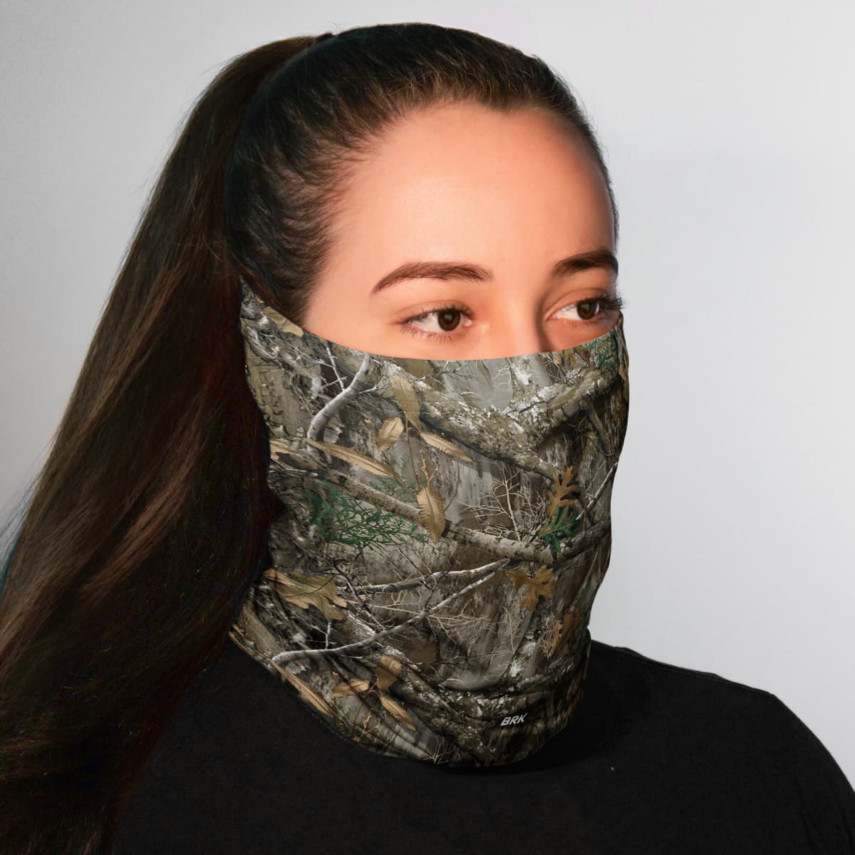 Bandana Tubeneck Agro Brk Camuflada Folhas e Galhos com Proteção Solar UV50+ - Brk Agro