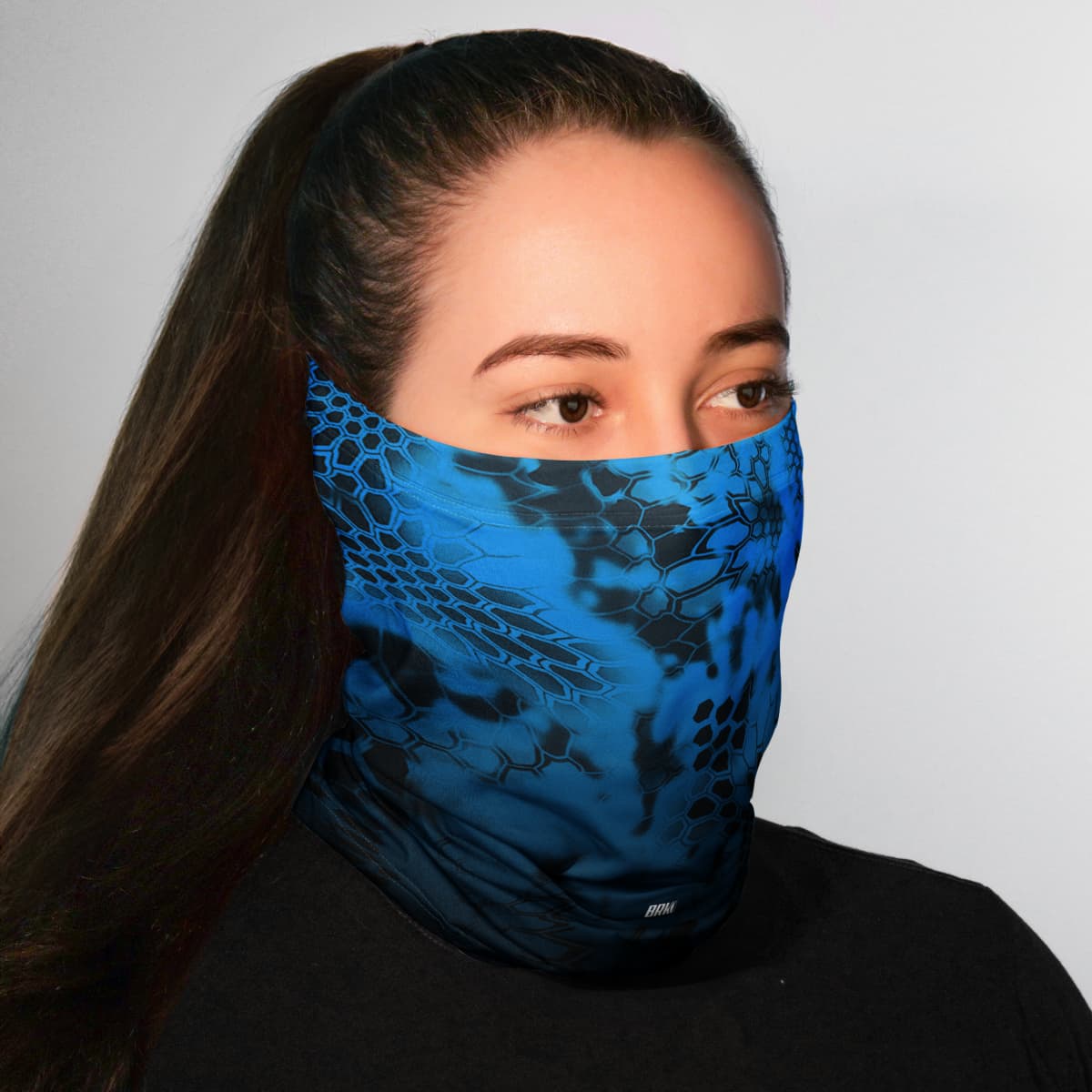 Bandana Tubeneck Agro Brk Multifuncional Azul com Proteção Solar UV50+ - Brk Agro