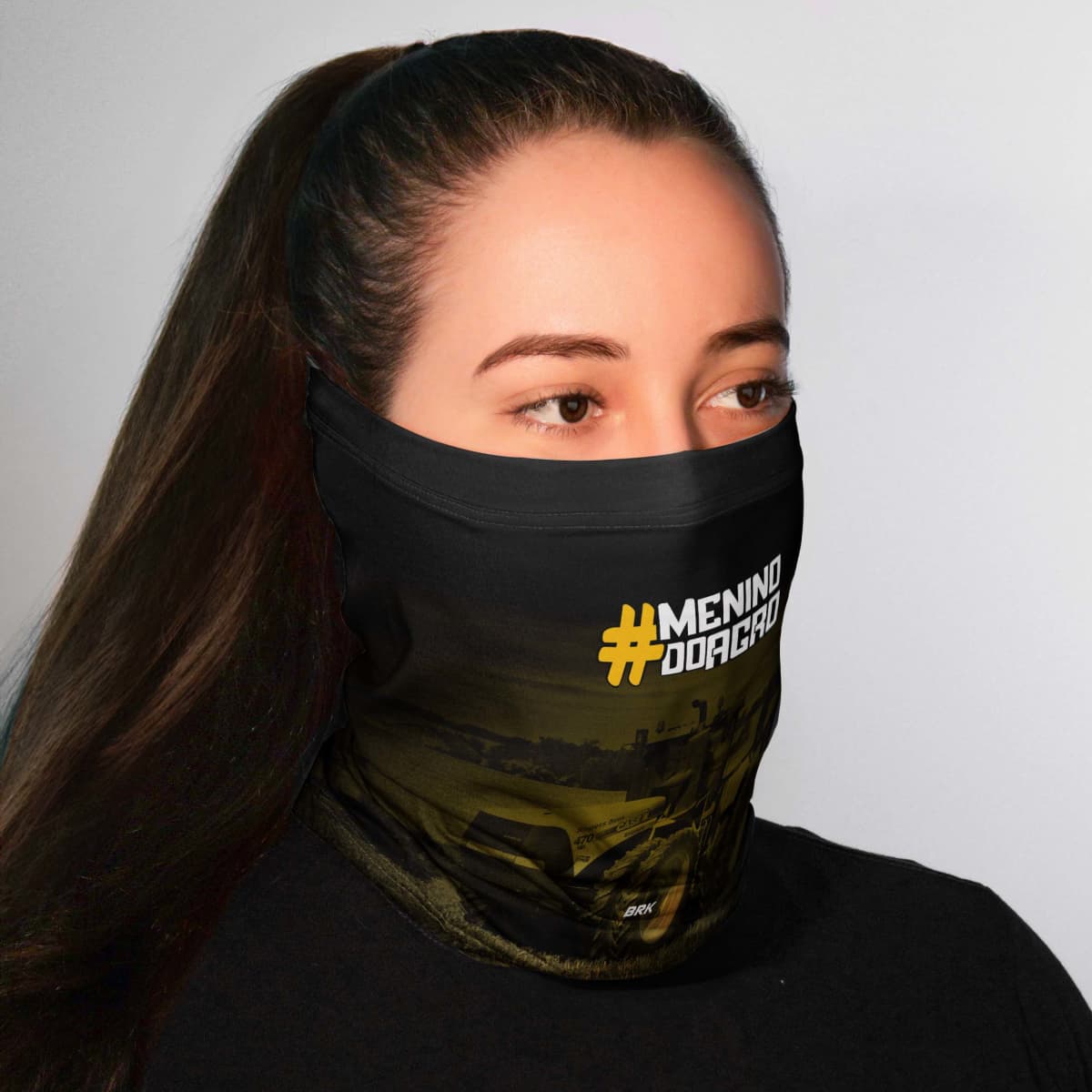 Bandana Tubeneck Agro Brk Hashtag Menino do Agro com Proteção Solar UV50+ - Brk Agro