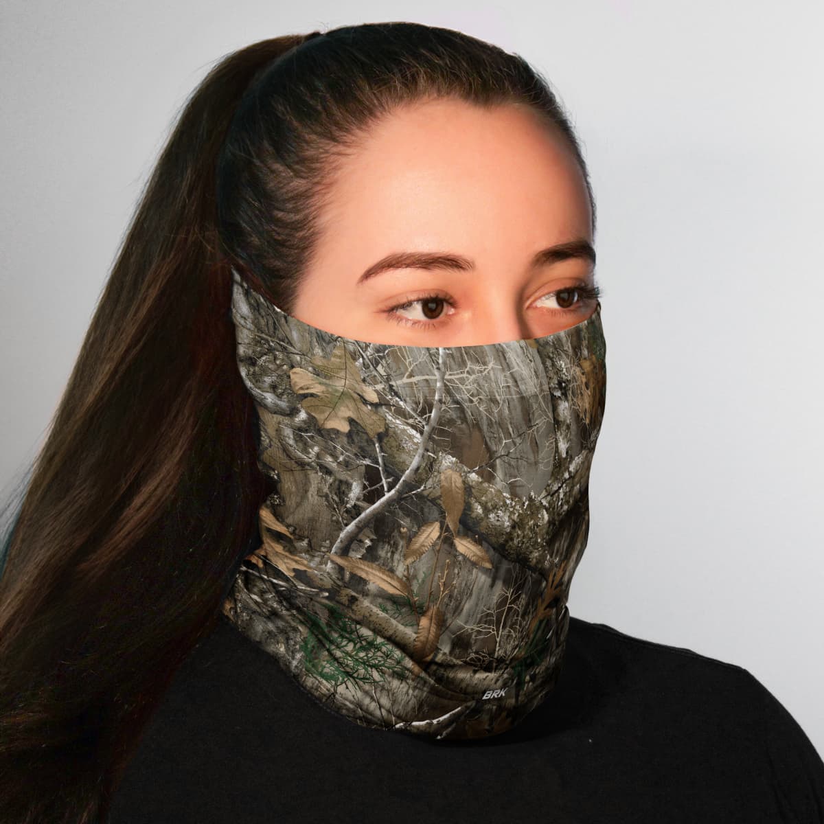 Bandana Tubeneck Agro Brk Camuflada Folhas e Galhos Tipo 2 com Proteção UV50+ - Brk Agro