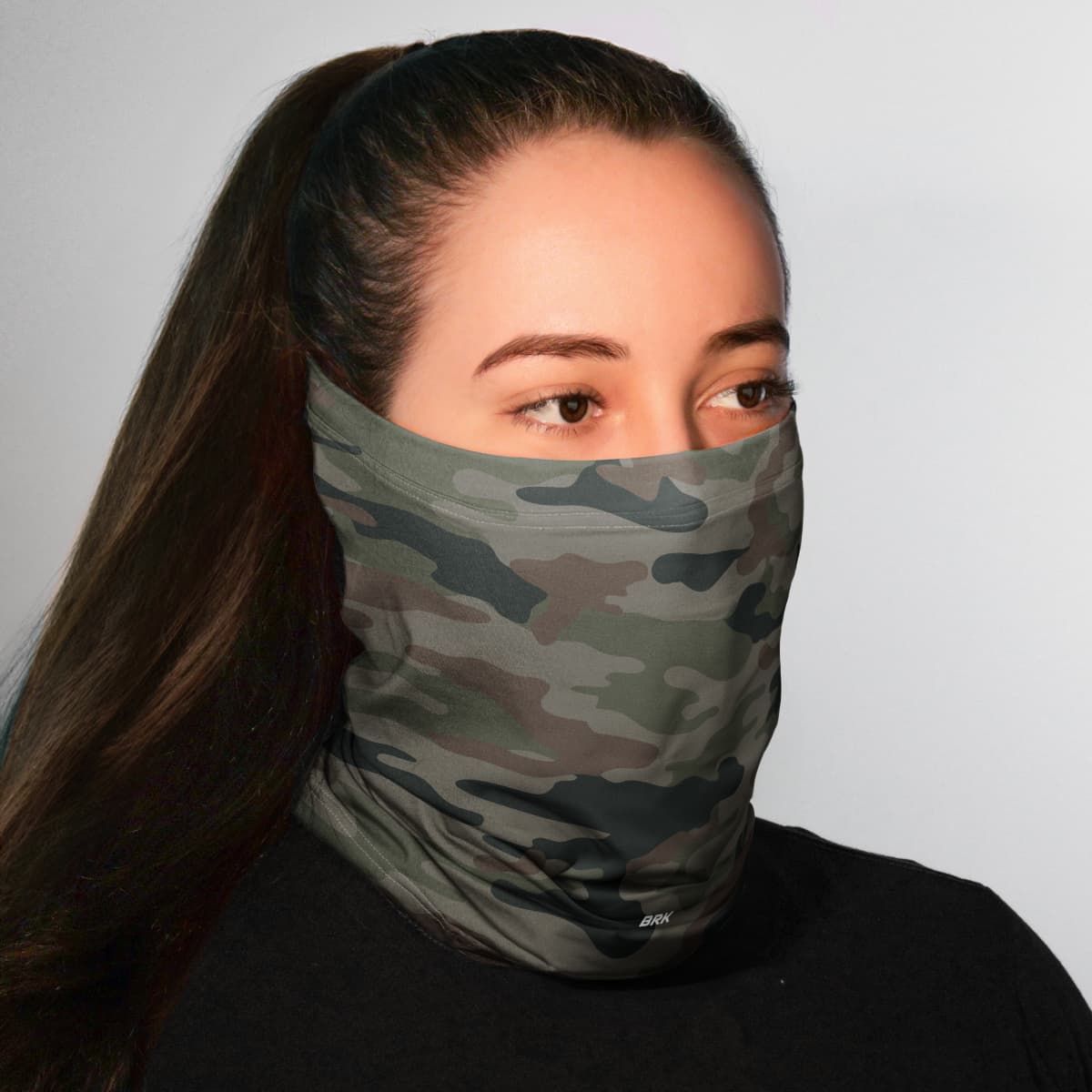 Bandana Tubeneck Agro Brk Camuflada Floresta com Proteção Solar UV50+ - Brk Agro