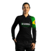 Camisa Feminina Agro Brk Veterinária Preta com UV50+ - Brk Agro