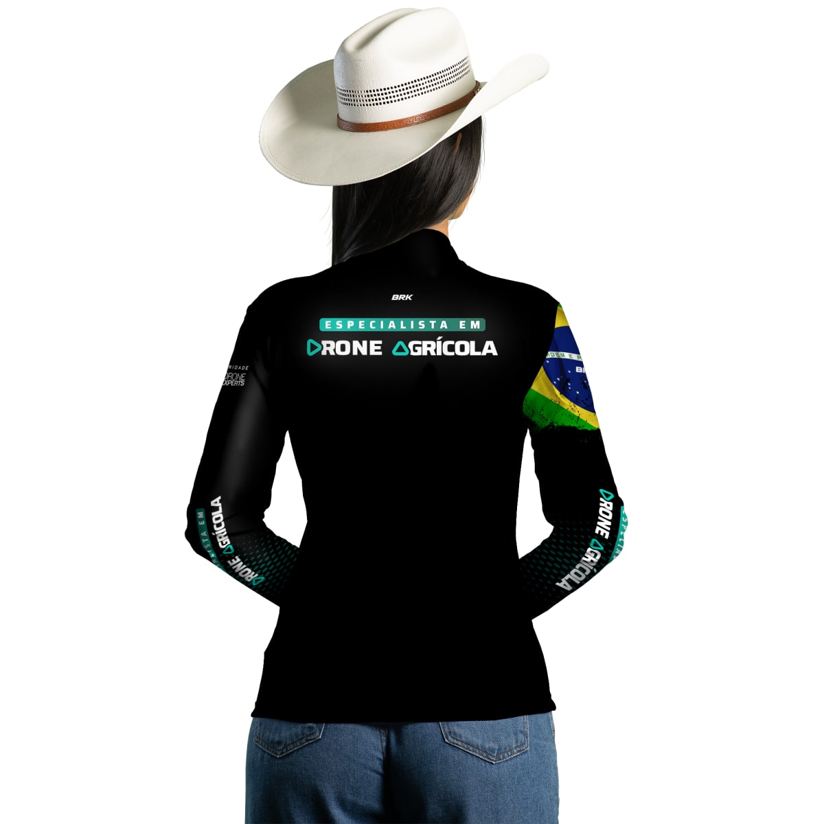 Camisa Agro Brk Drone Expert Especialista em Drone Agrícola com Proteção Solar UV50+ - Brk Agro