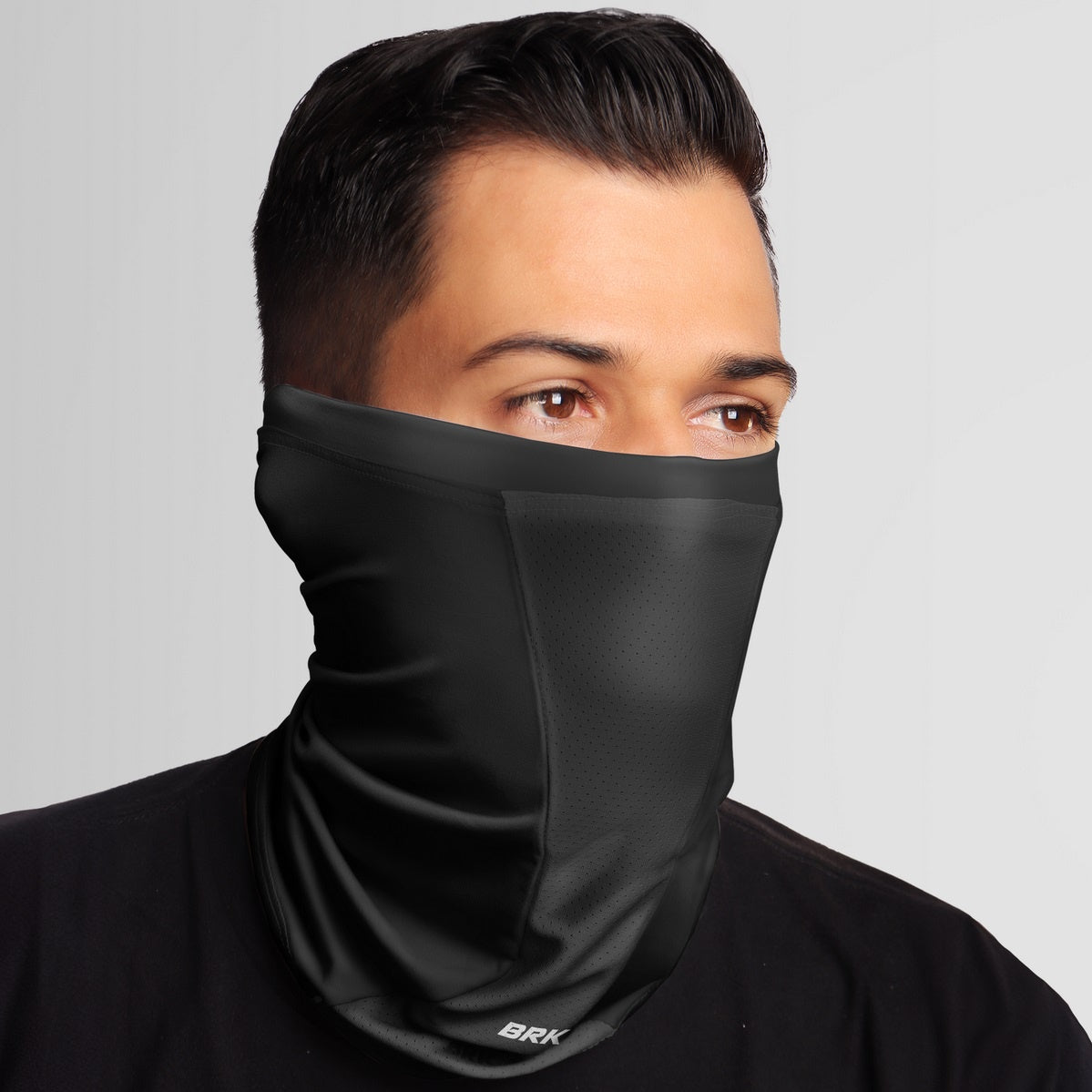 Bandana Black Mask Brk Preto Liso com Proteção UV50+ - Brk Agro