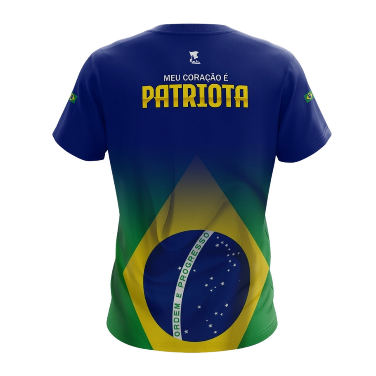 Camisa Brk Brasil Patriota Meu Coração é Patriota com Proteção UV50 Envio Imediato - Brk Agro