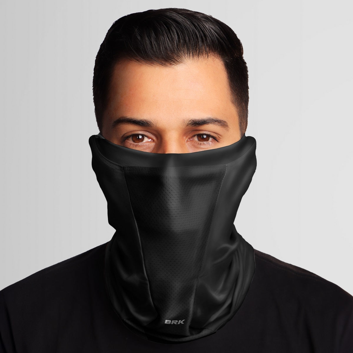 Bandana Black Mask Brk Preto Liso com Proteção UV50+ - Brk Agro
