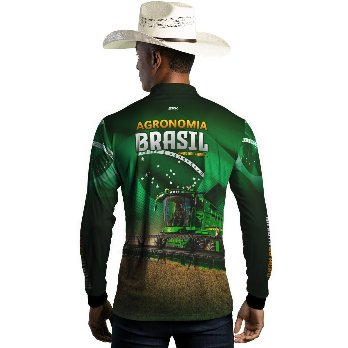 Camisa Agro Brk Agronomia Brasil com Proteção Solar UV50+ - BRK AGRO