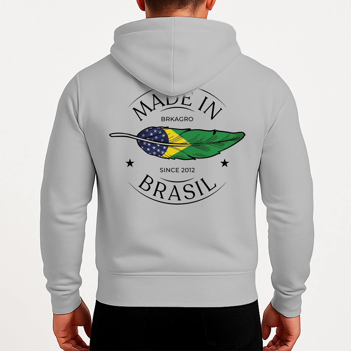 Moletom com Capuz Unissex Brk Made in Brasil - Brk Agro