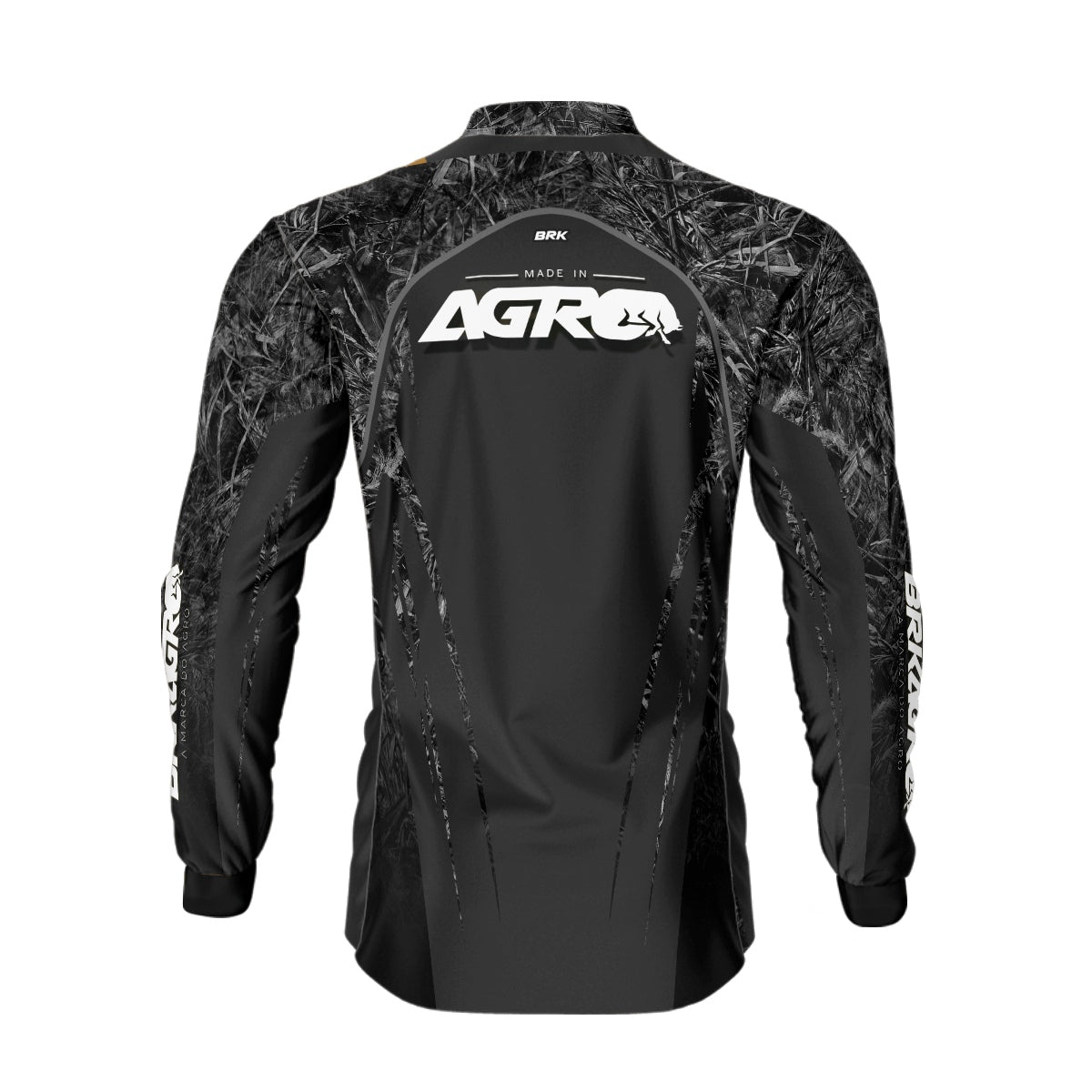 Kit 2 Camisas Básicas Brk Cinza e Real Tree com Proteção UV50+ - Brk Agro