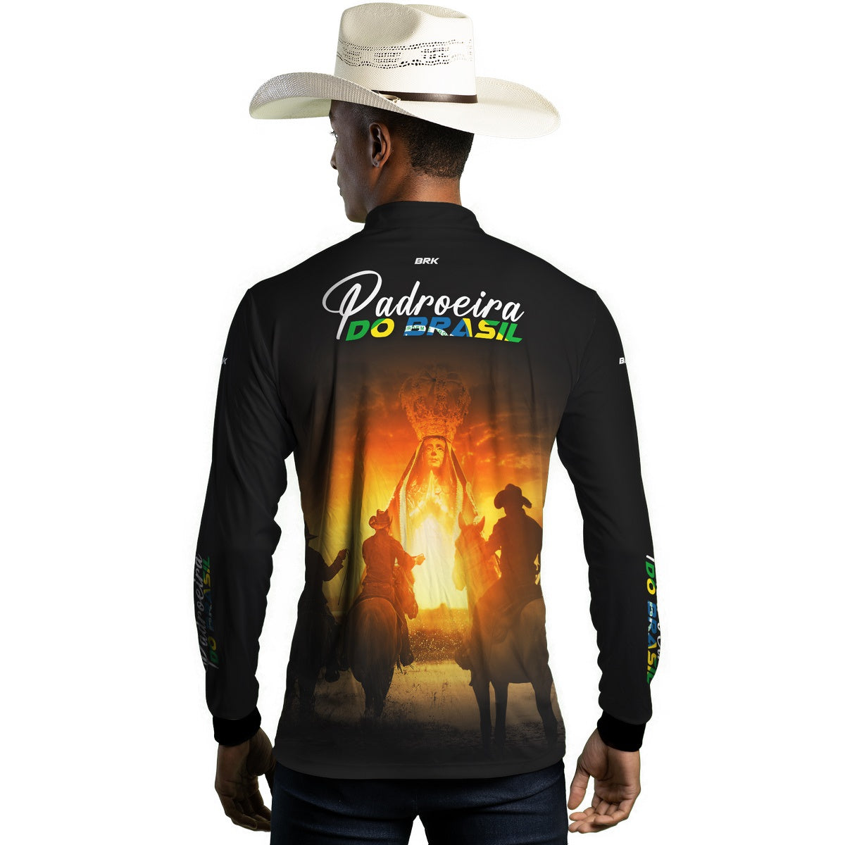 Camisa Agro Brk Padroeira do Brasil com Proteção Solar UV50+ - Brk Agro